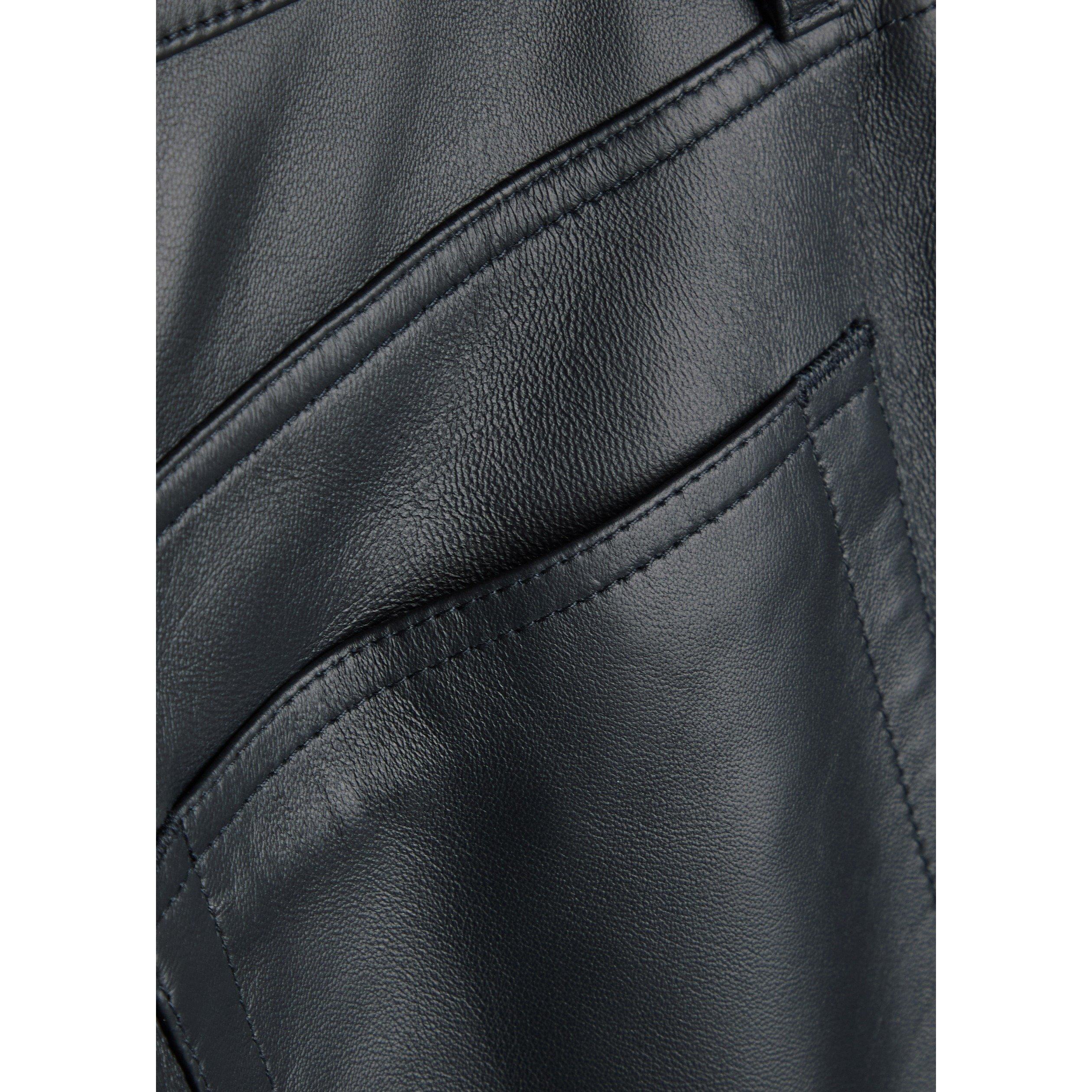 NAVY - Frame Denim - TR THE LEATHER NEAT - 4