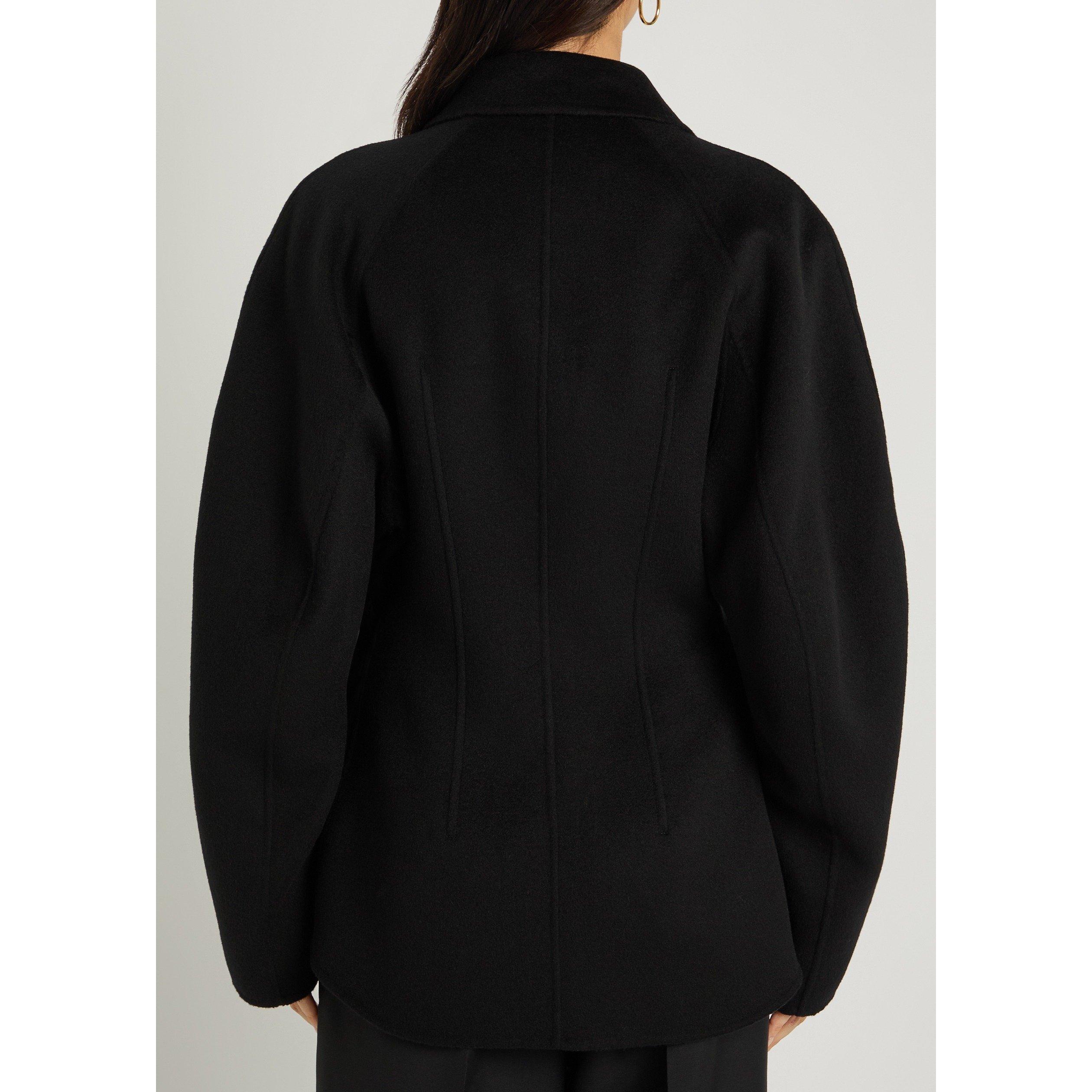 BLACK - Rohe - Sculptural double-faced jacket - 3