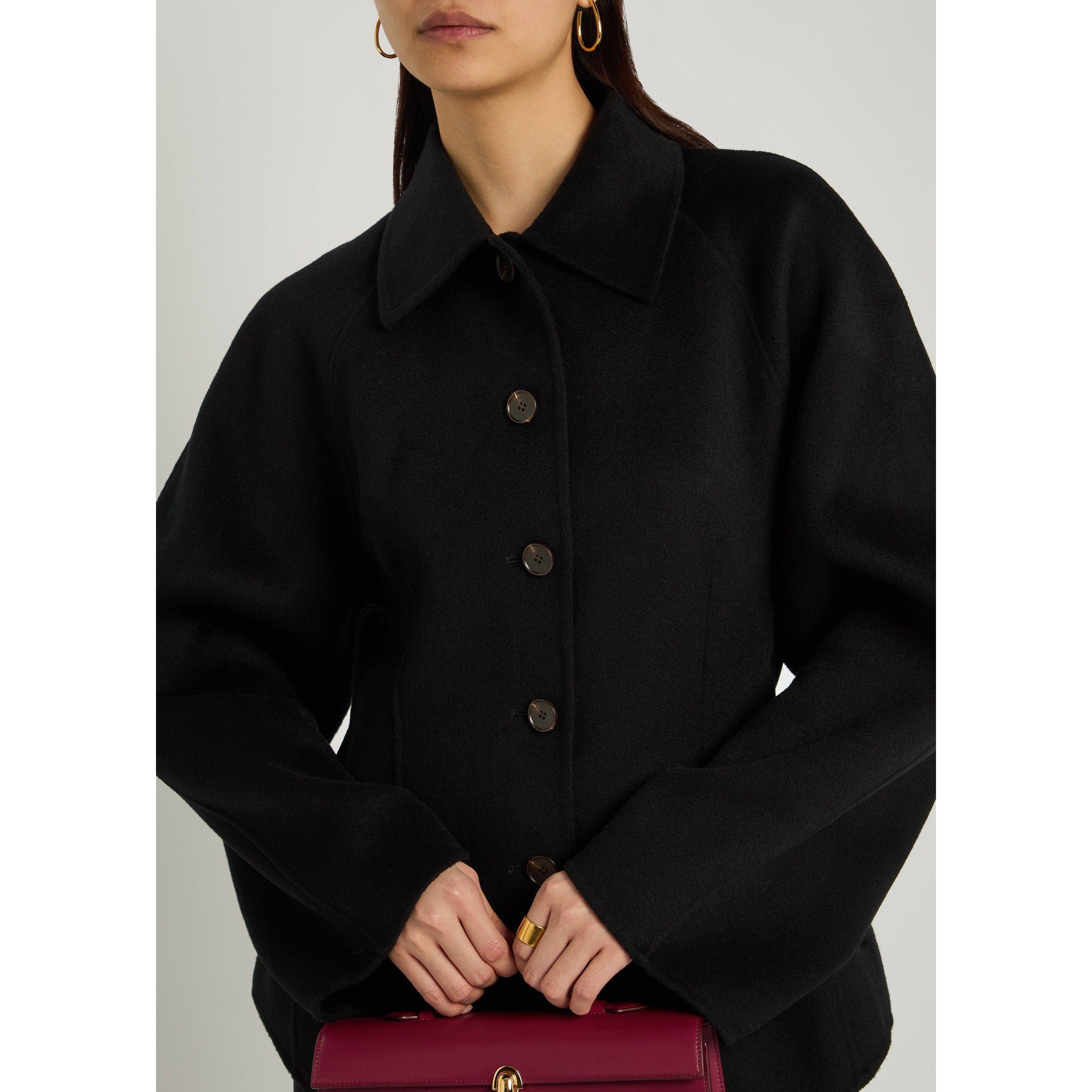 BLACK - Rohe - Sculptural double-faced jacket - 4