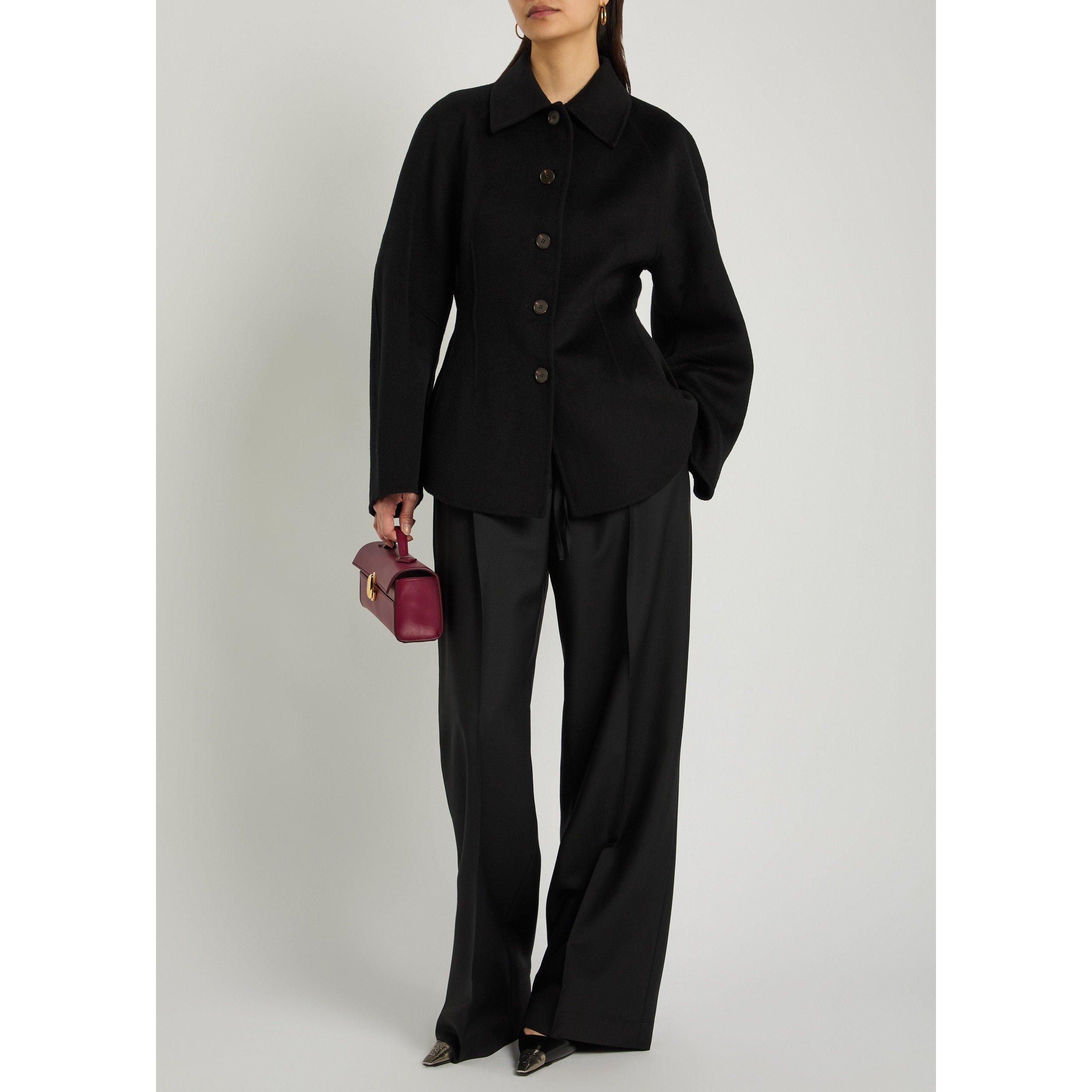 BLACK - Rohe - Sculptural double-faced jacket - 5