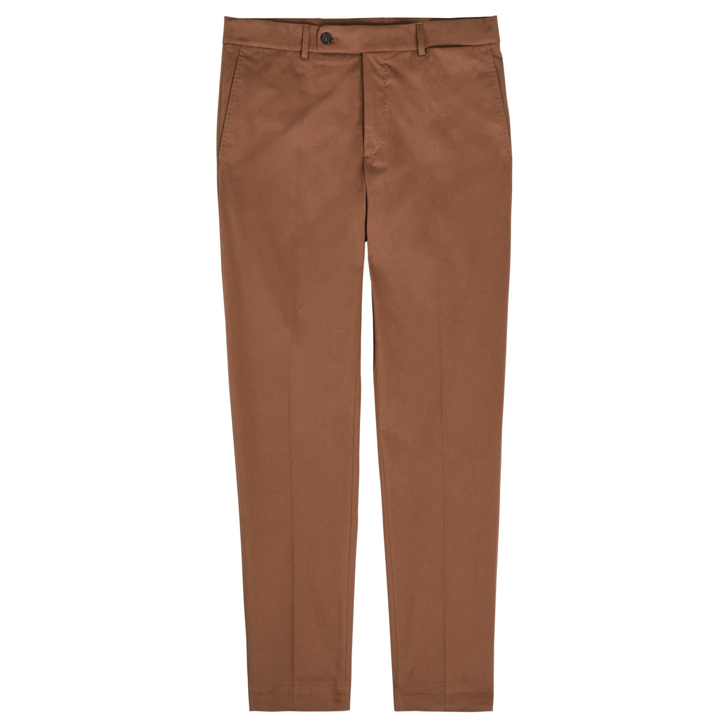 BROWN - Slowear Spa - SLO TROUSER CONCEALED ELAST - 1