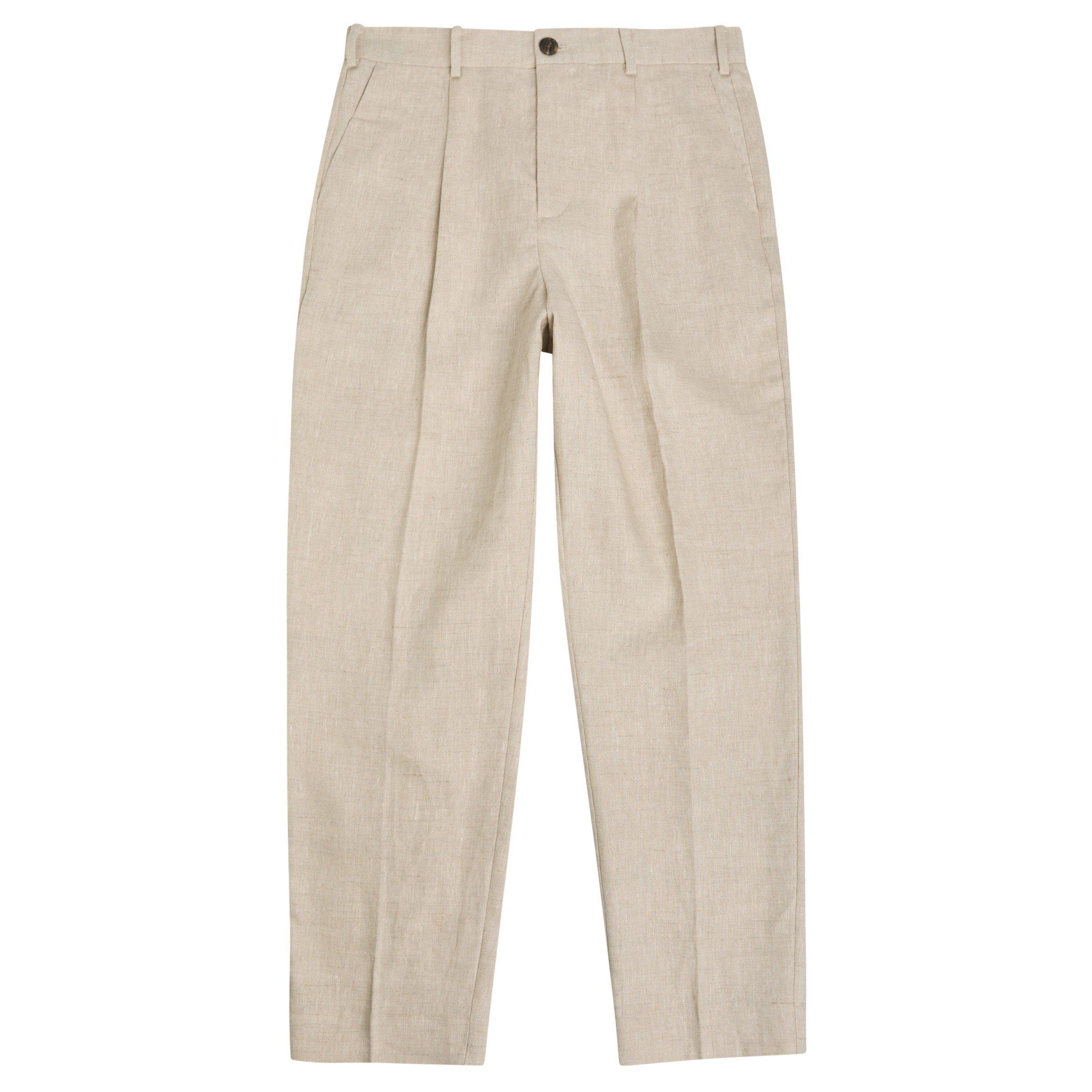 BEIGE - Wax London - WAX TRS LINEN AUBYN