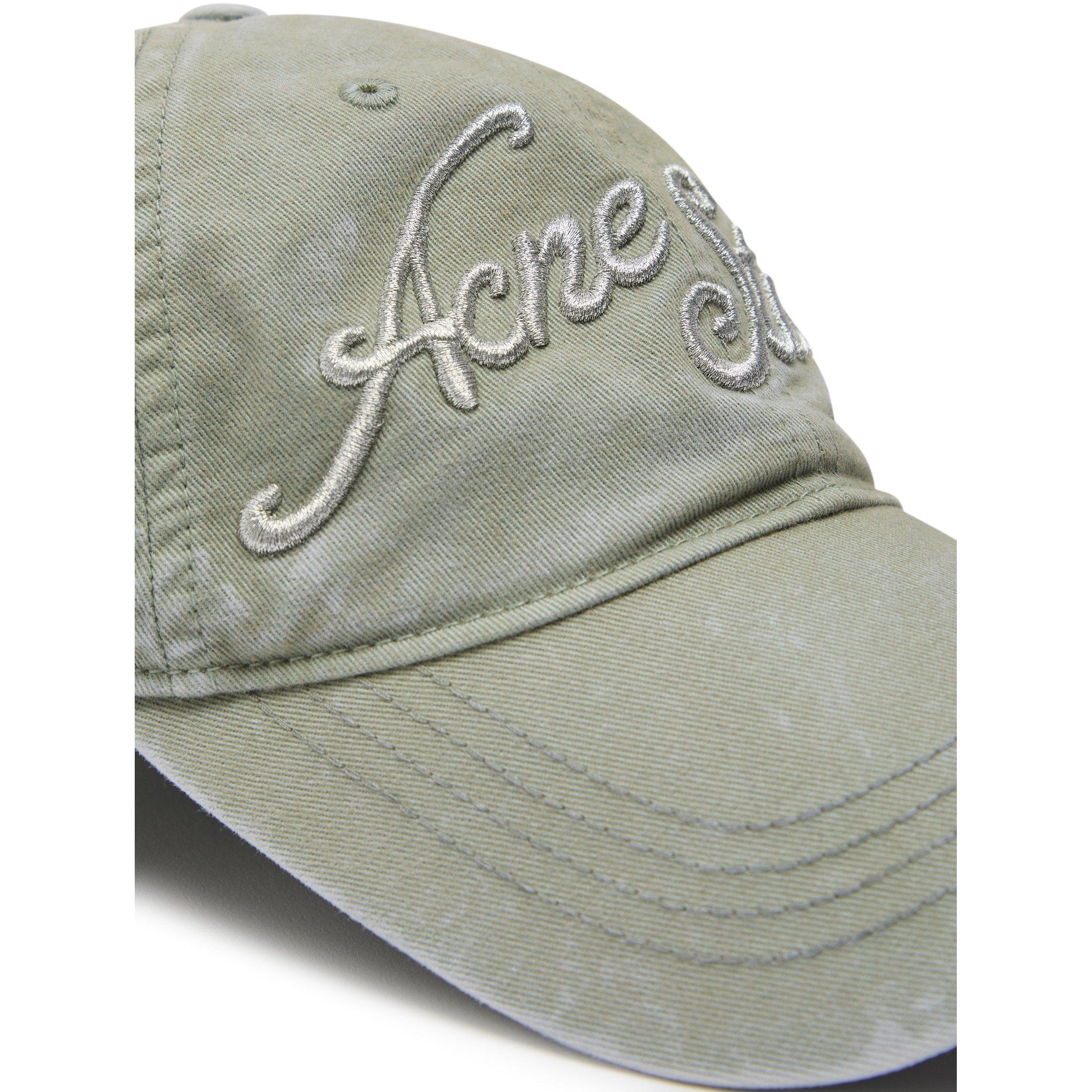 GREY - Acne Studios - Unisex Cotton Logo Baseball Cap - 4