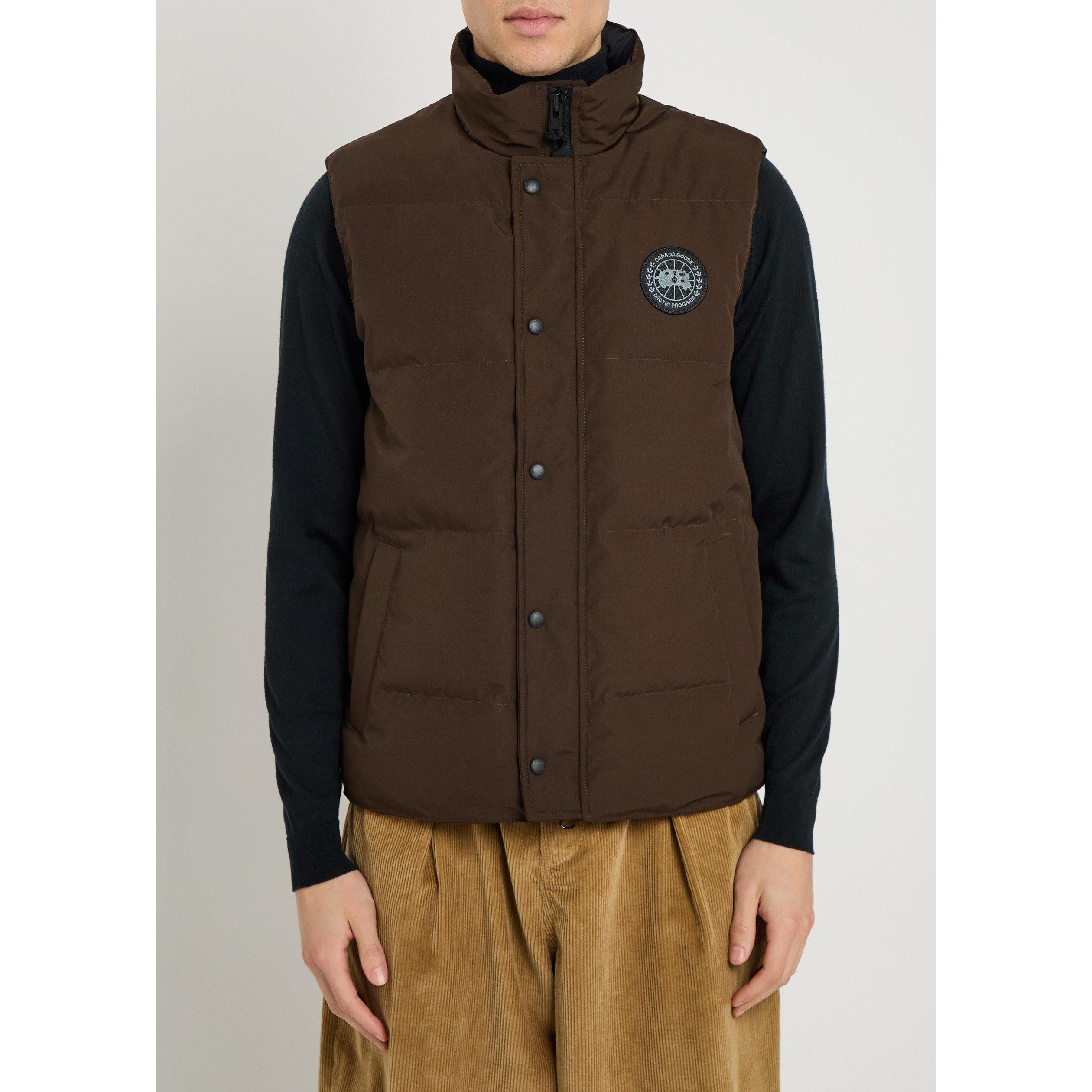 BROWN - Canada Goose - CG GILET PDDED GARSON BLK DISC - 2