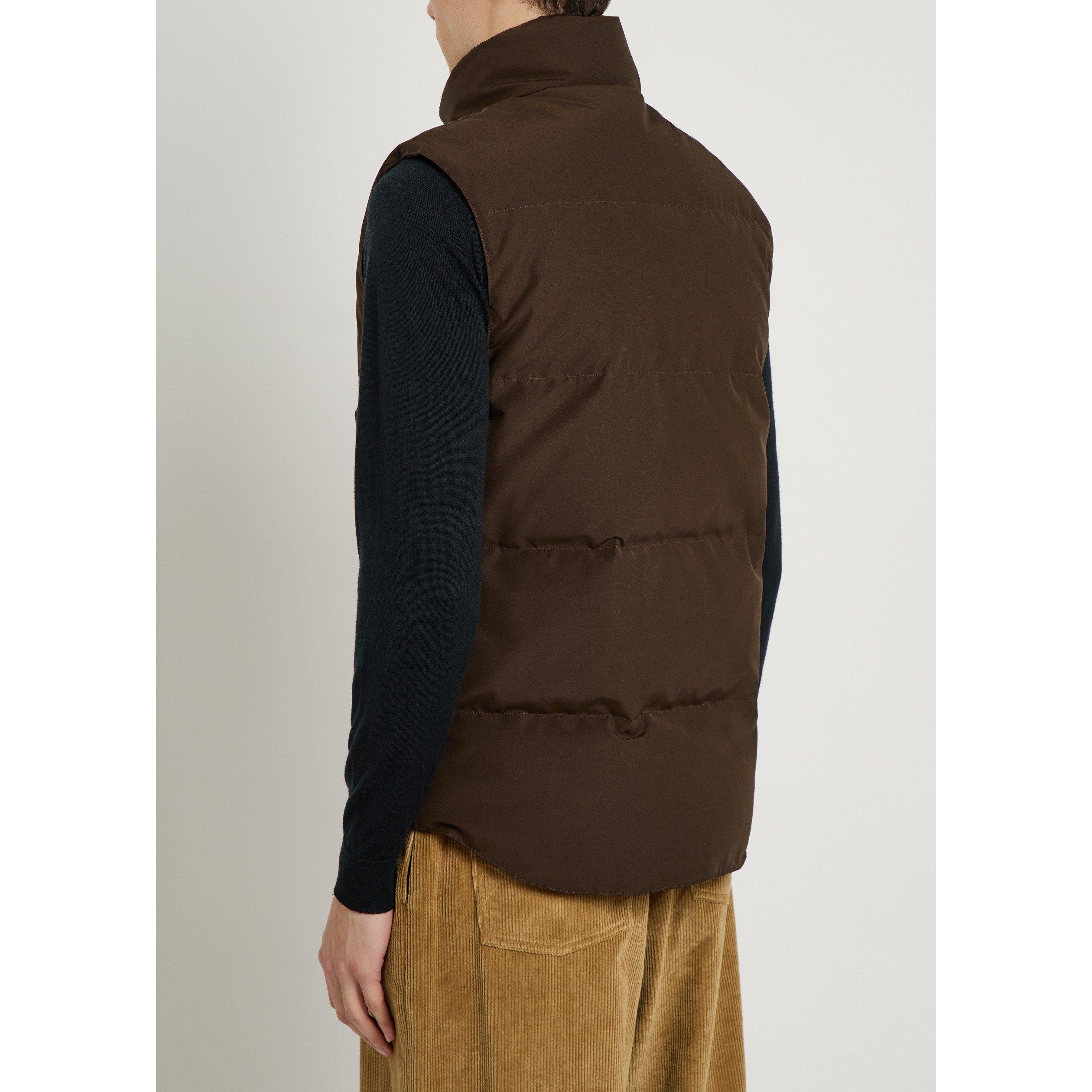 BROWN - Canada Goose - CG GILET PDDED GARSON BLK DISC - 3
