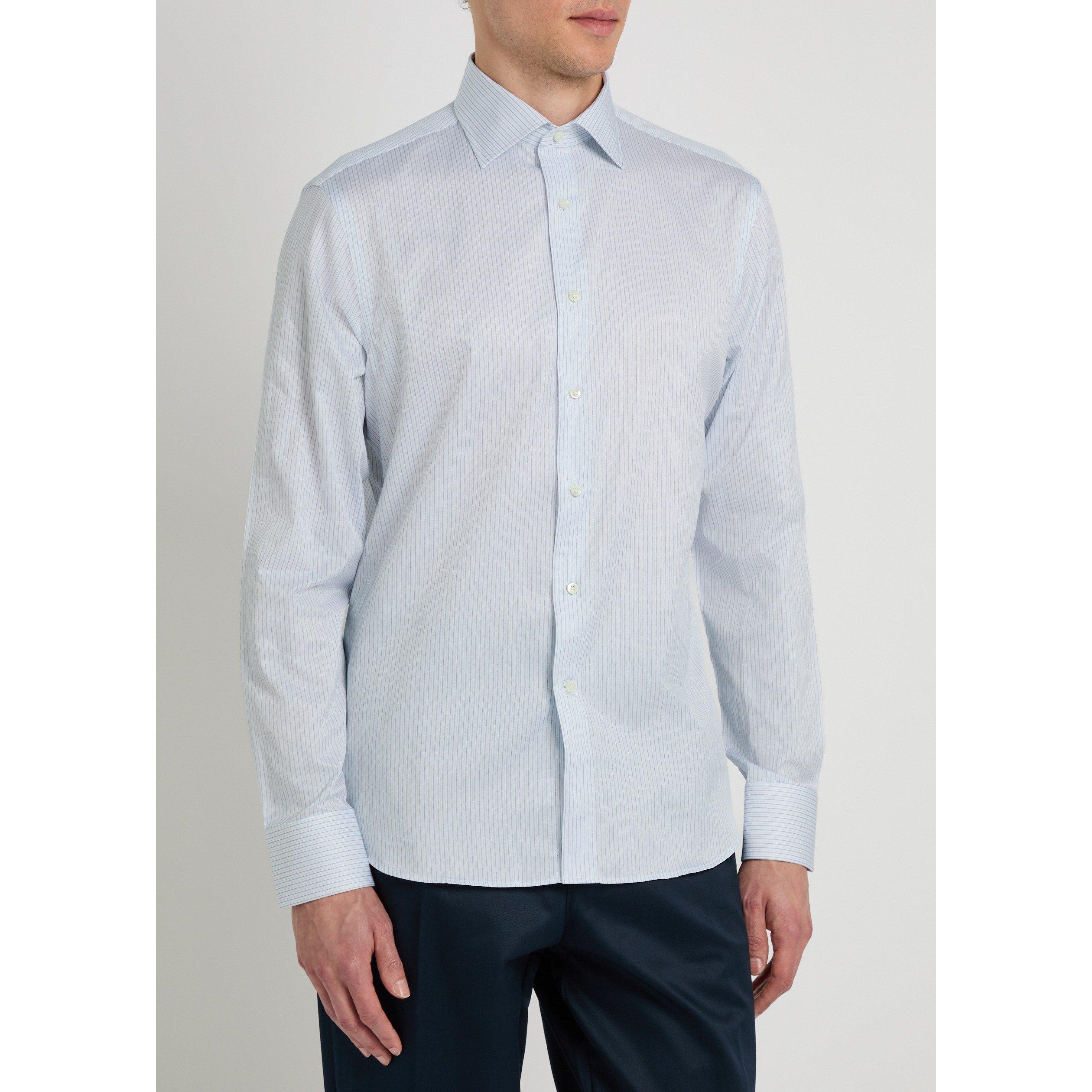 BLUE - Canali - CAN FORMAL STRP SHRT - 2