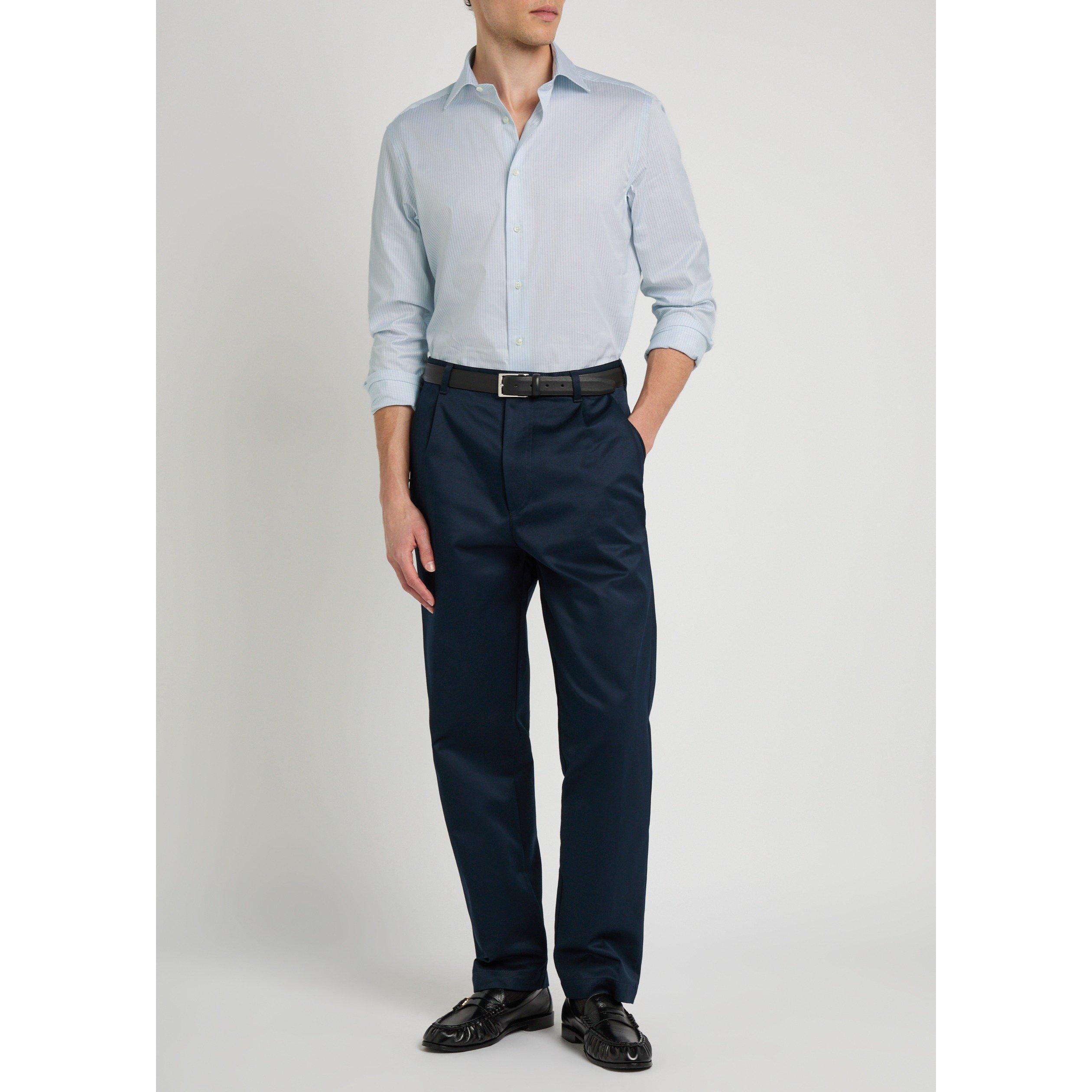 BLUE - Canali - CAN FORMAL STRP SHRT - 5