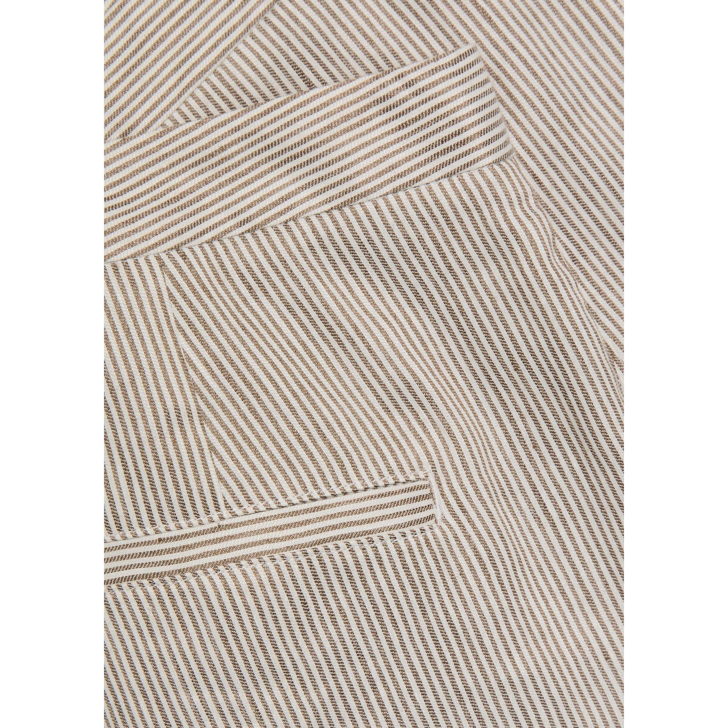 TAUPE - Vince - TR LRISE TICKING STRIPED CROP - 4