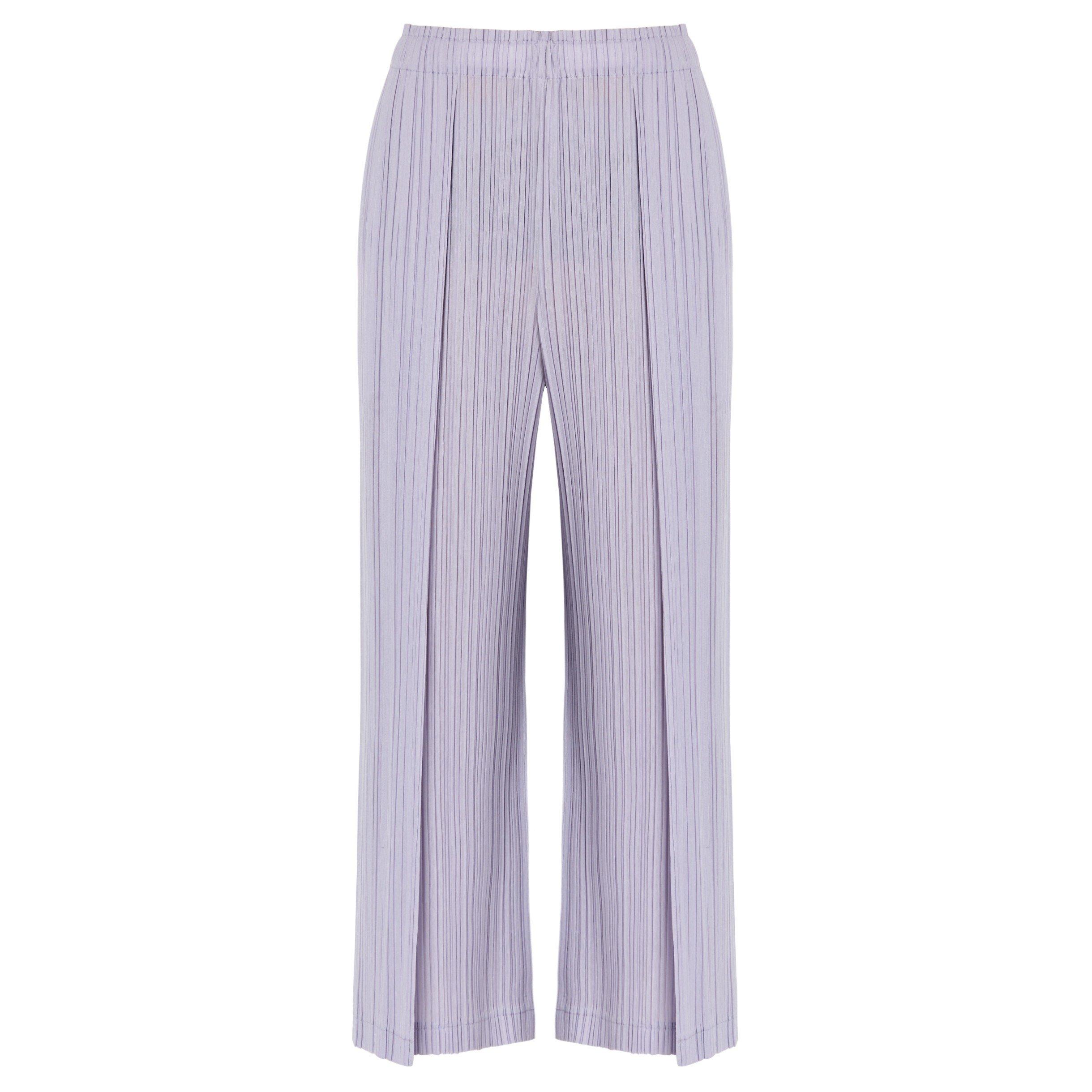 LIGHT PURPLE - Issey Miyake - PANTS - RAMIE PLEATS - 1