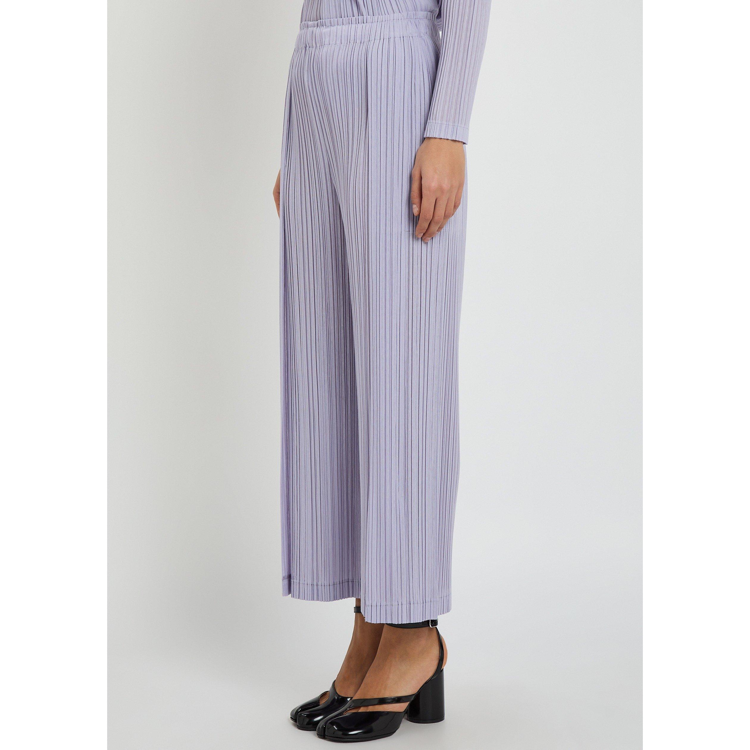 LIGHT PURPLE - Issey Miyake - PANTS - RAMIE PLEATS - 2