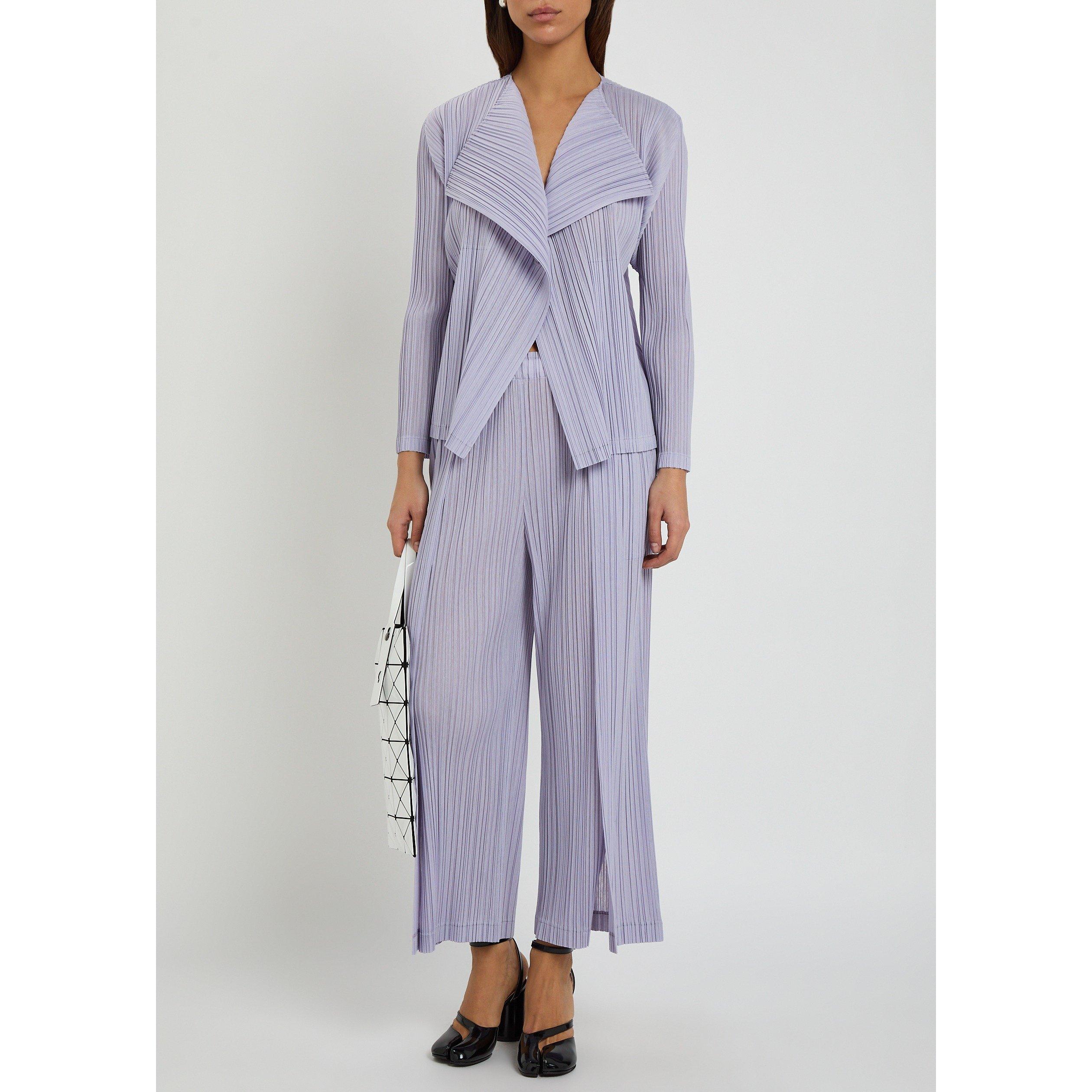 LIGHT PURPLE - Issey Miyake - PANTS - RAMIE PLEATS - 5