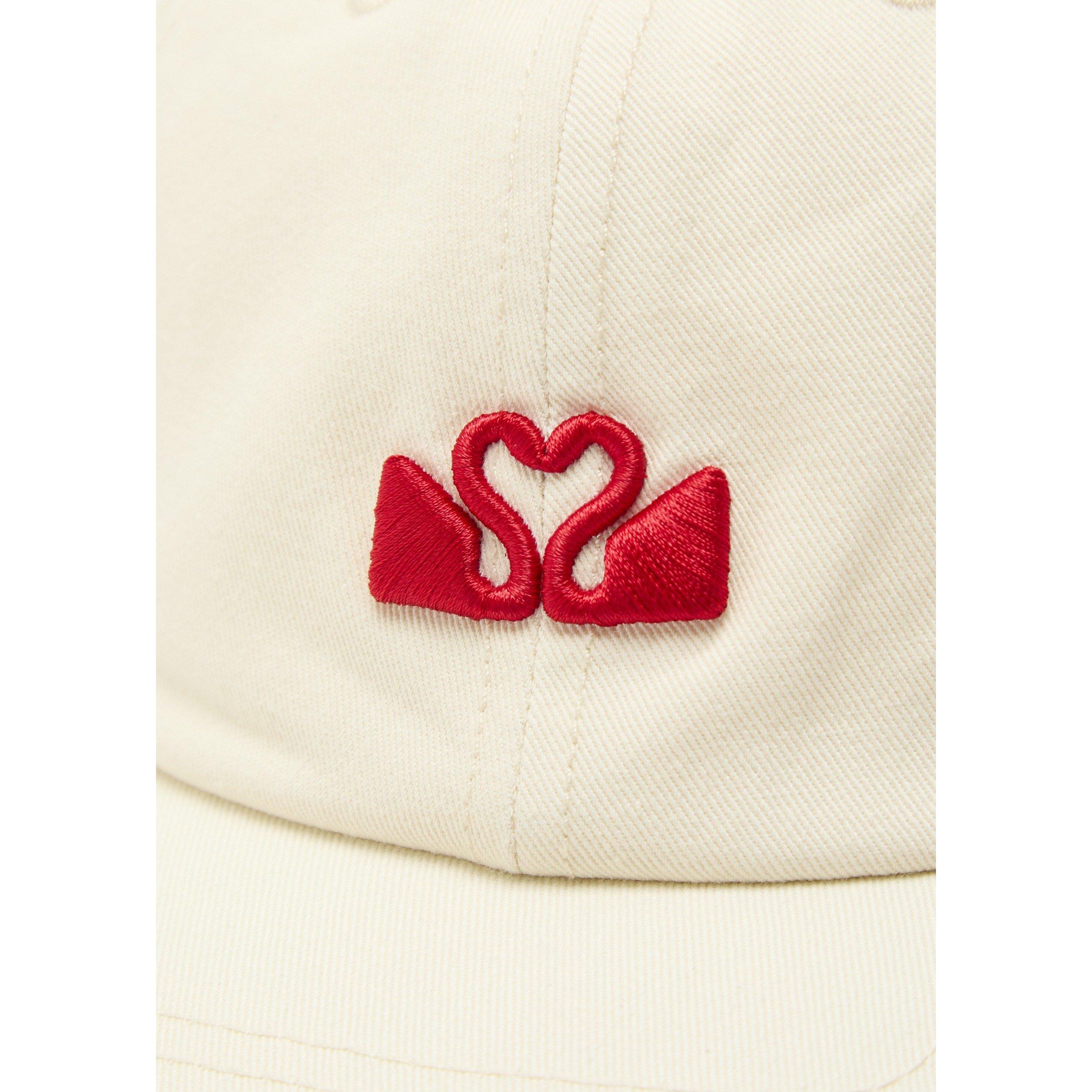 WHITE - Spence - Women's Cotton Embroidered Baseball Cap - 3
