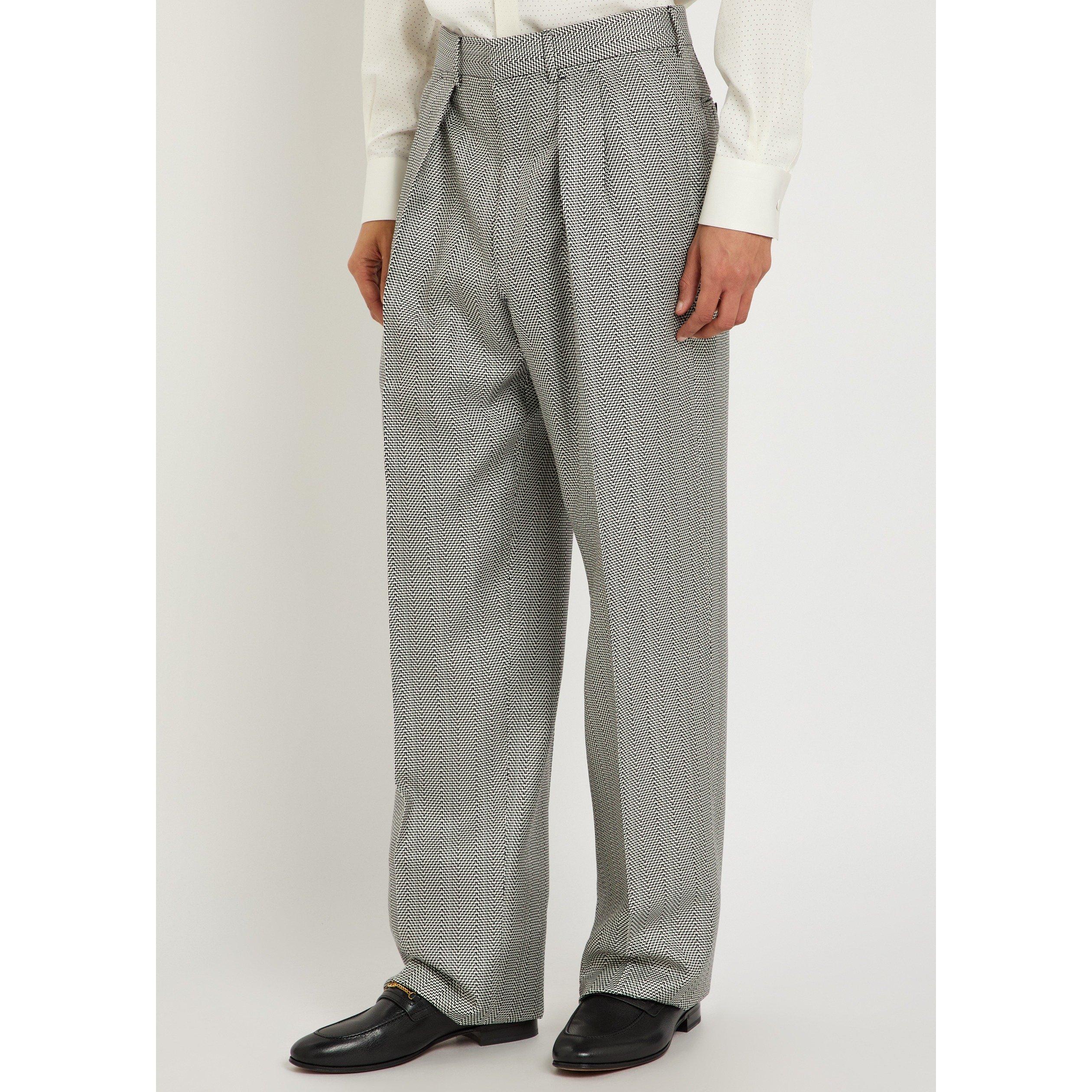 BLACK AND WHITE - Tom Ford - TOM FORD SHARKSKIN HERRINGBONE - 2