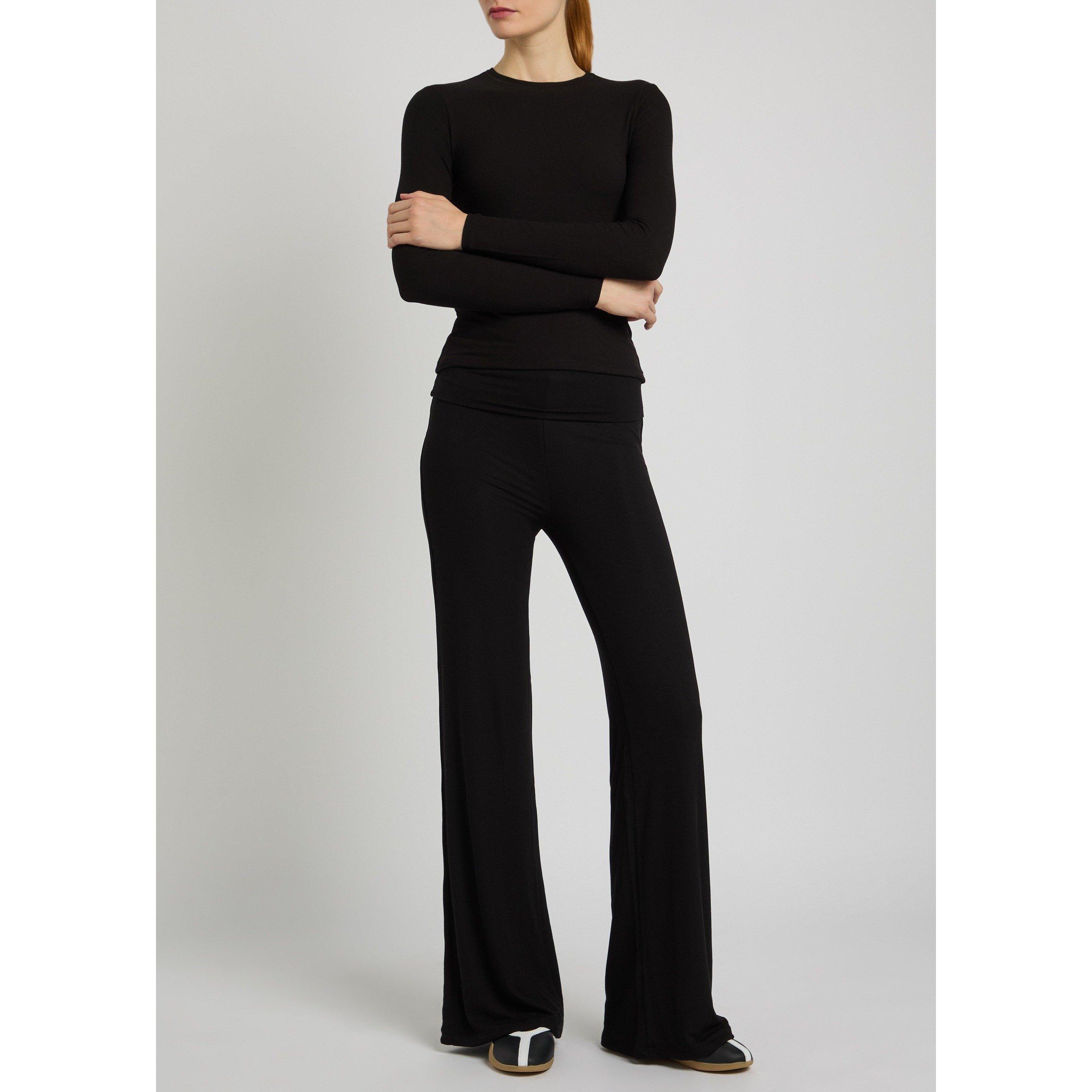 BLACK - TALA - TR 365 SL ROLLWST FLRE TROUSER - 5
