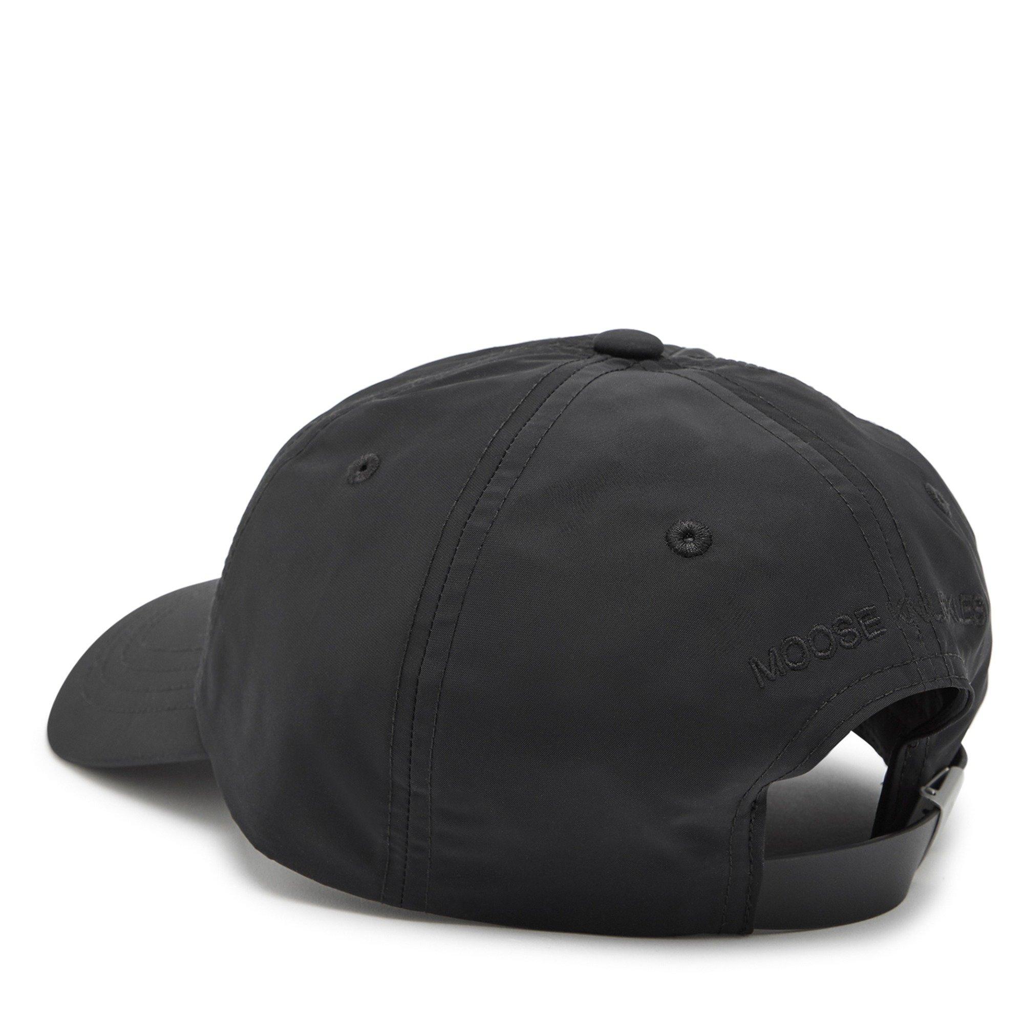 BLACK - Moose Knuckles - Men's Crescent Logo Baseball Cap - 2