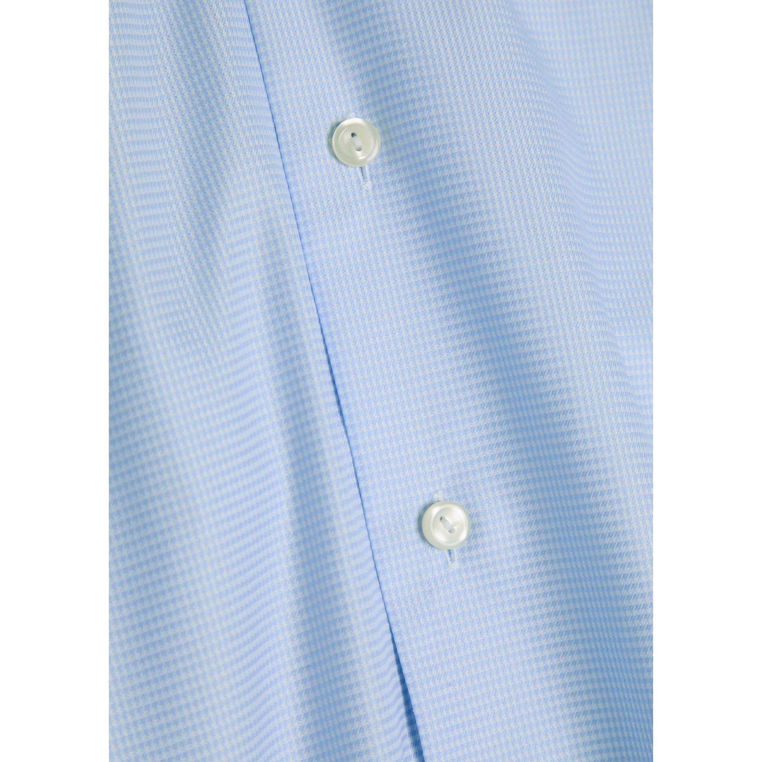 LIGHT BLUE - Eton - ETON SHRT LS SIG TWILL HNDSTTH - 4