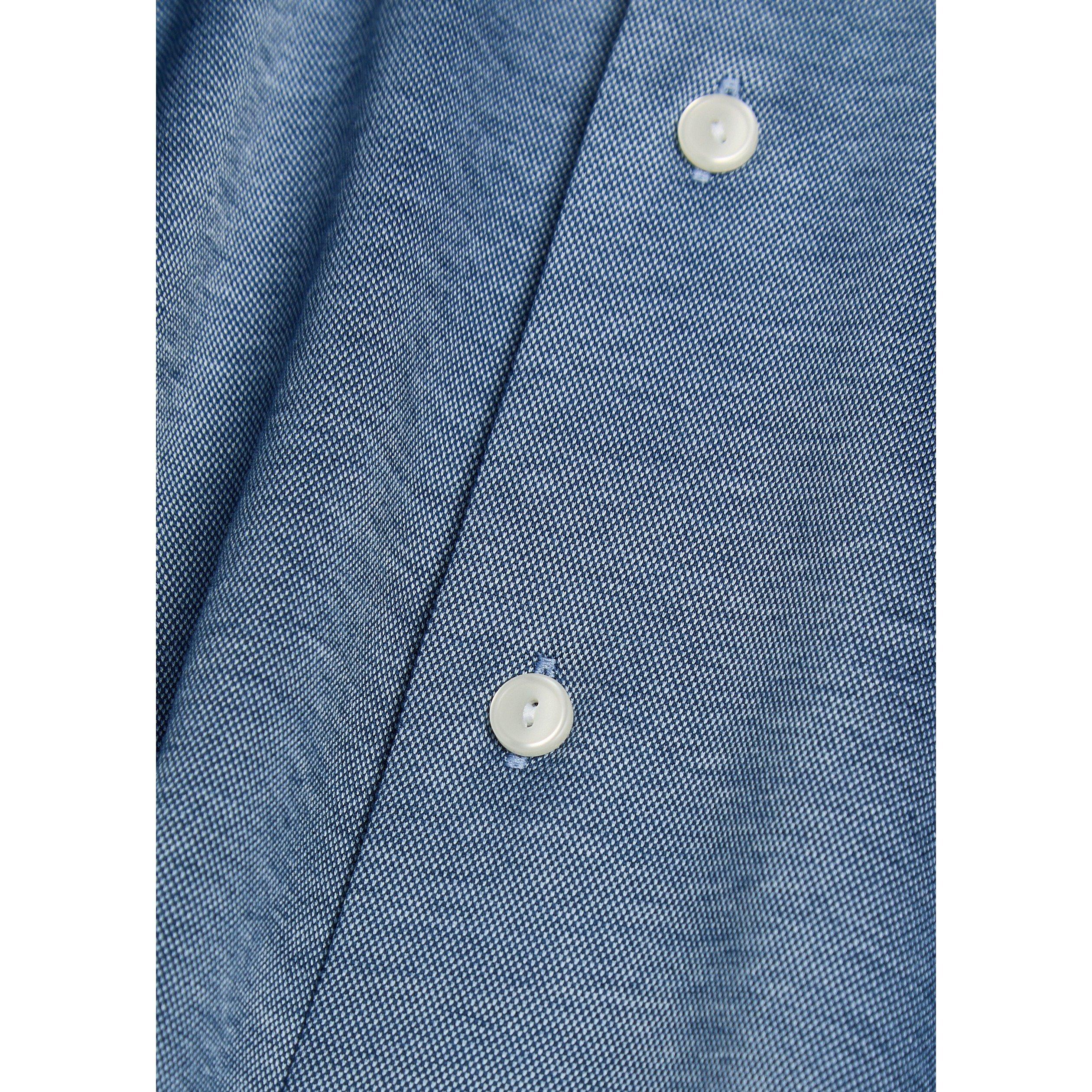 DARK BLUE - Eton - Men's Filo Knit Slim-Fit Shirt - 4