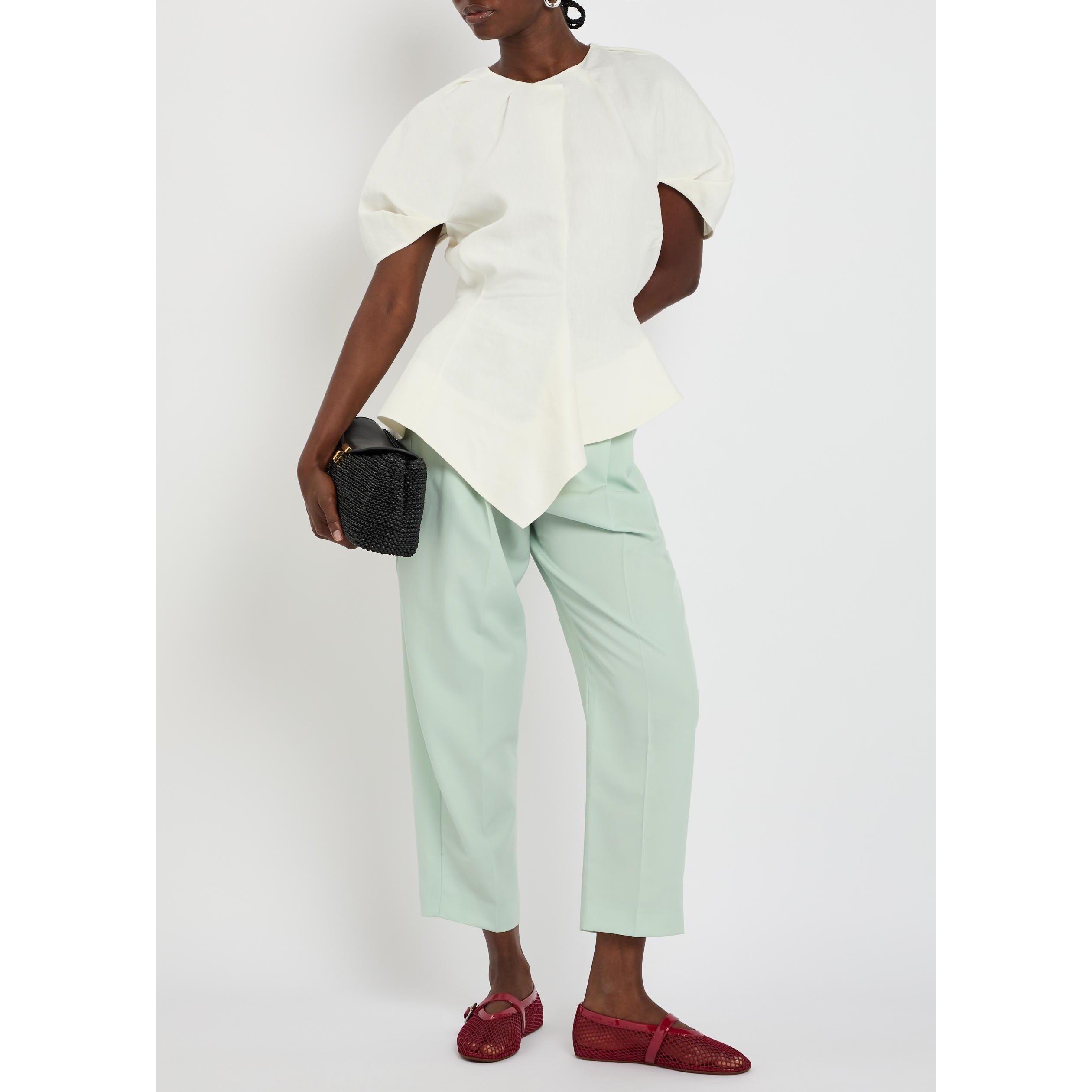 LIGHT BLUE - Stella McCartney - Mid Rise Balloon Classic Tailo - 5