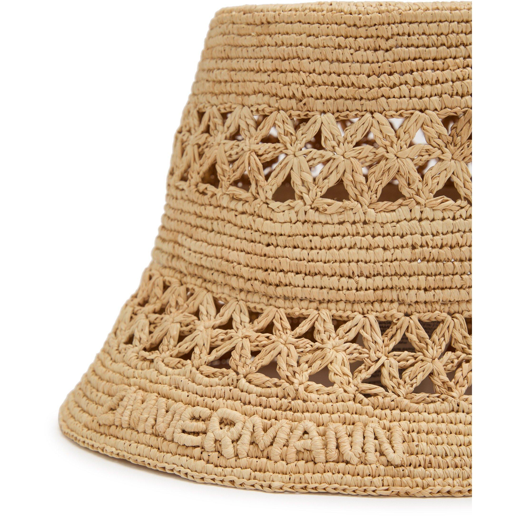 NATURAL - Zimmermann - Raffia Bucket Hat - 3