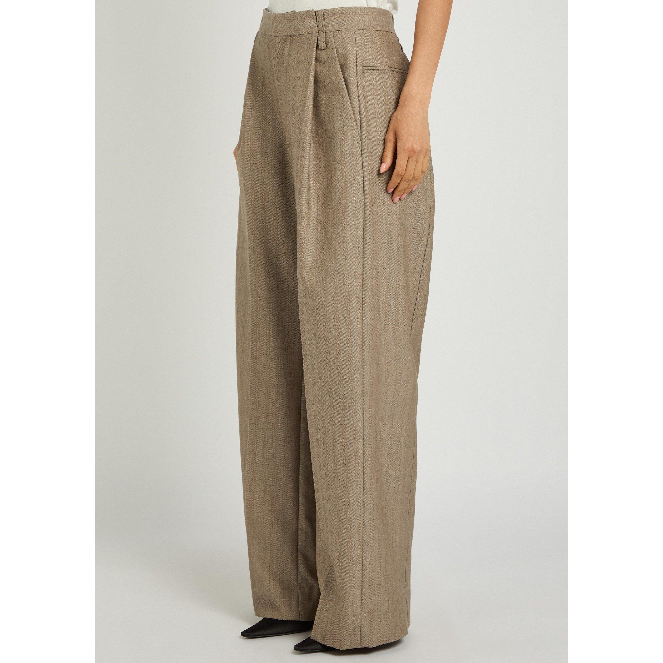 GREY AND OTHER - Victoria Beckham - PLEATED WAIST TROUSER - 2