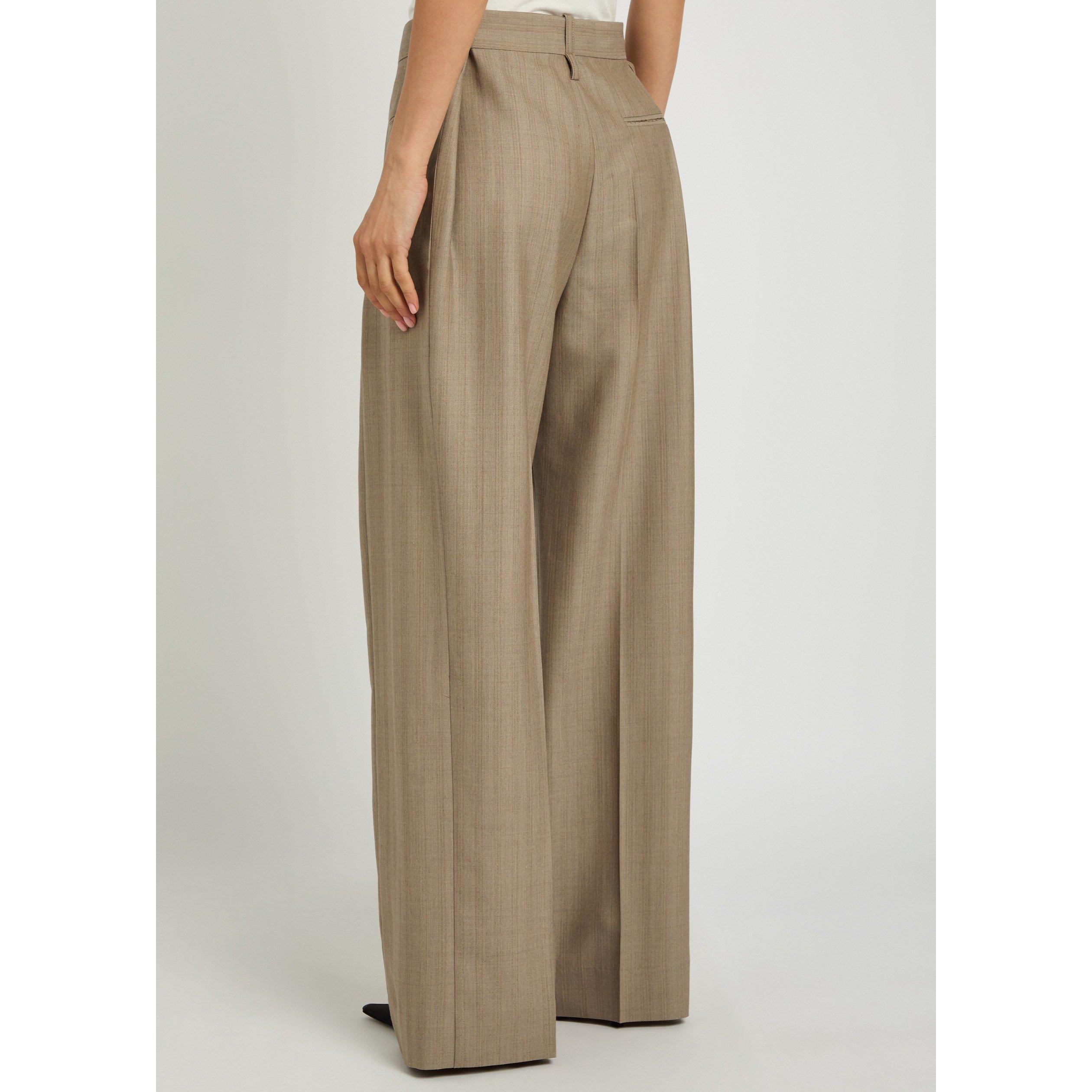 GREY AND OTHER - Victoria Beckham - PLEATED WAIST TROUSER - 3