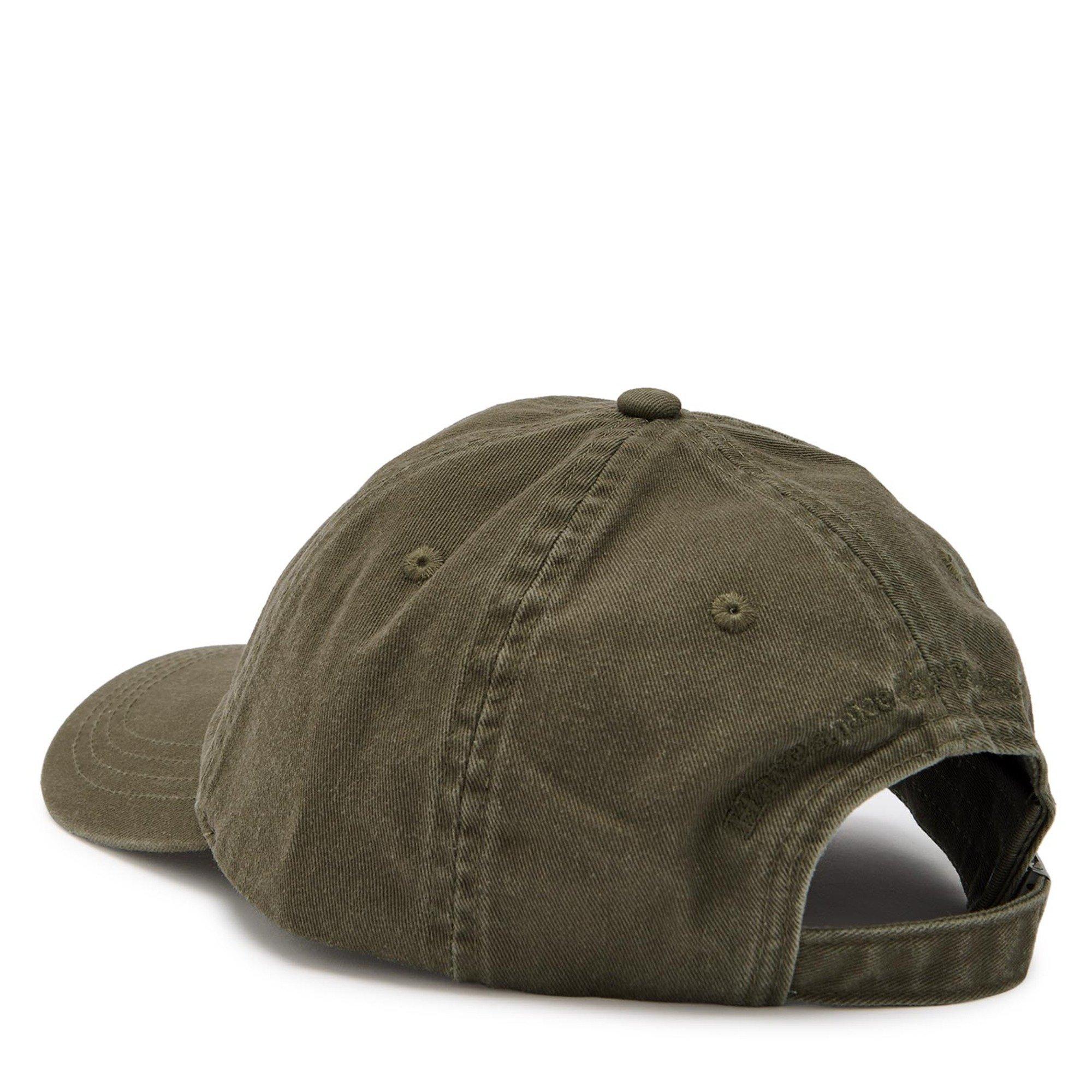 GREY - Ganni - Washed Cotton Canvas Cap Emb - 2