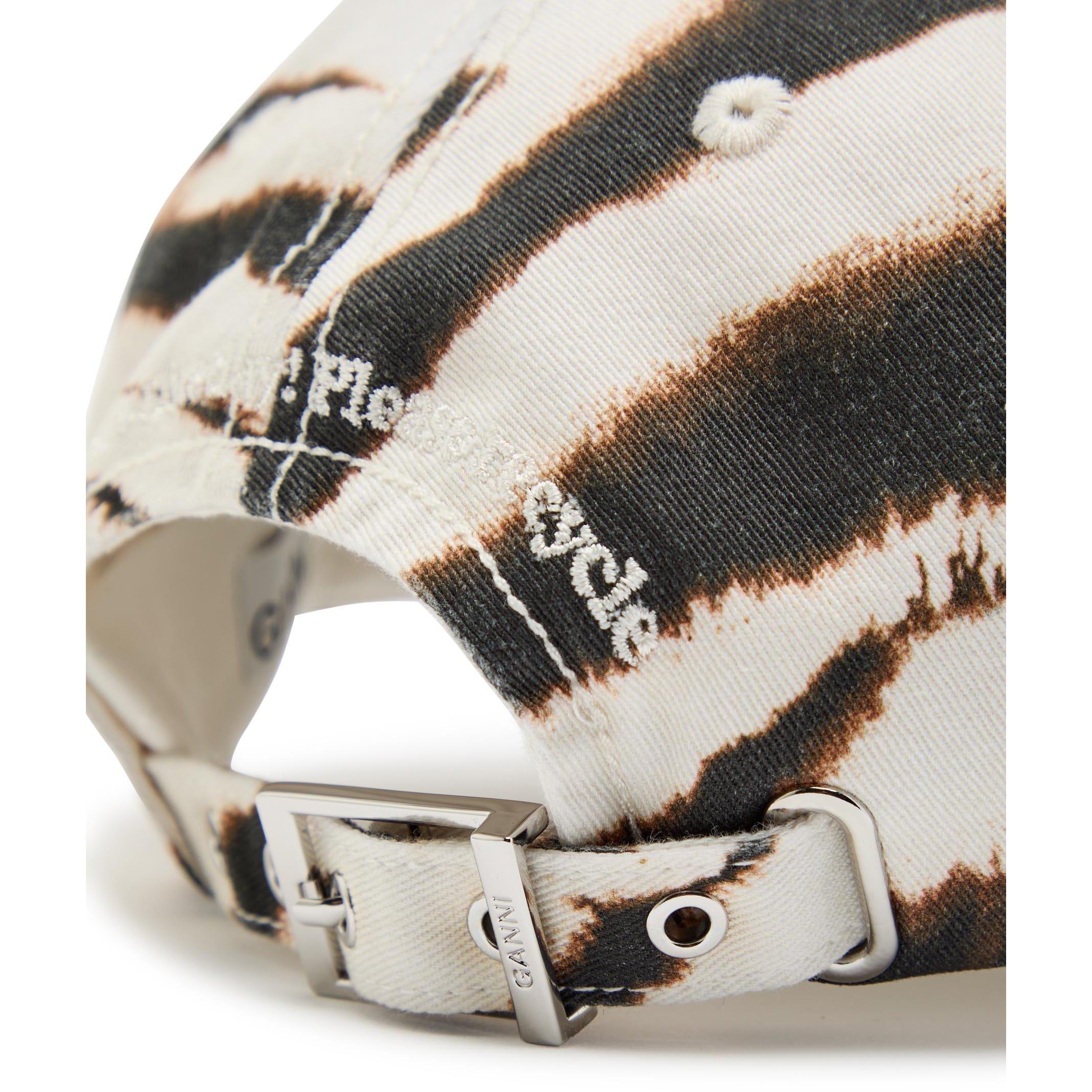 CREAM - Ganni - Printed Zebra Washed Cotton Ca - 3