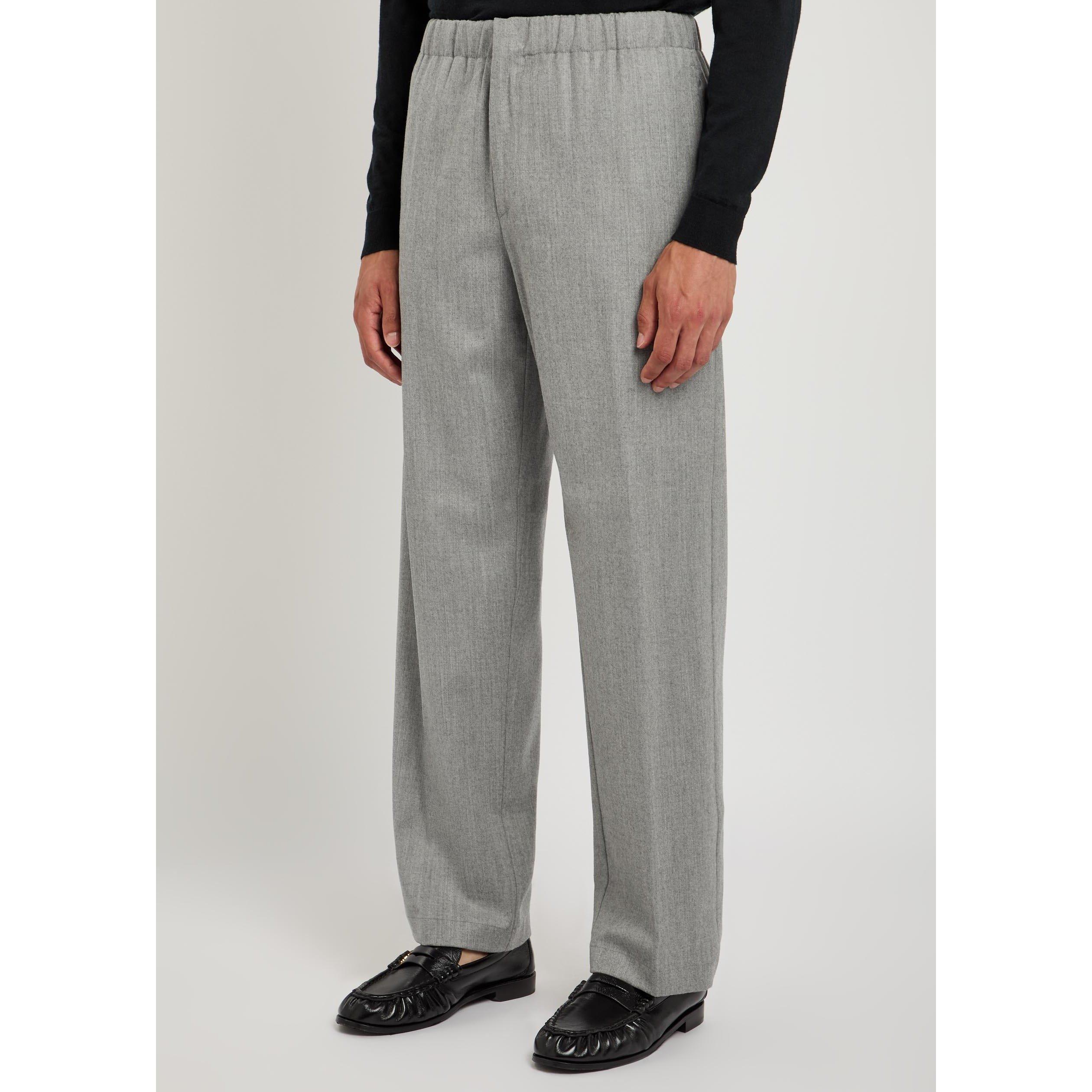 GREY - Lardini - LAR PLEATED REG FIT TROUSER - 2