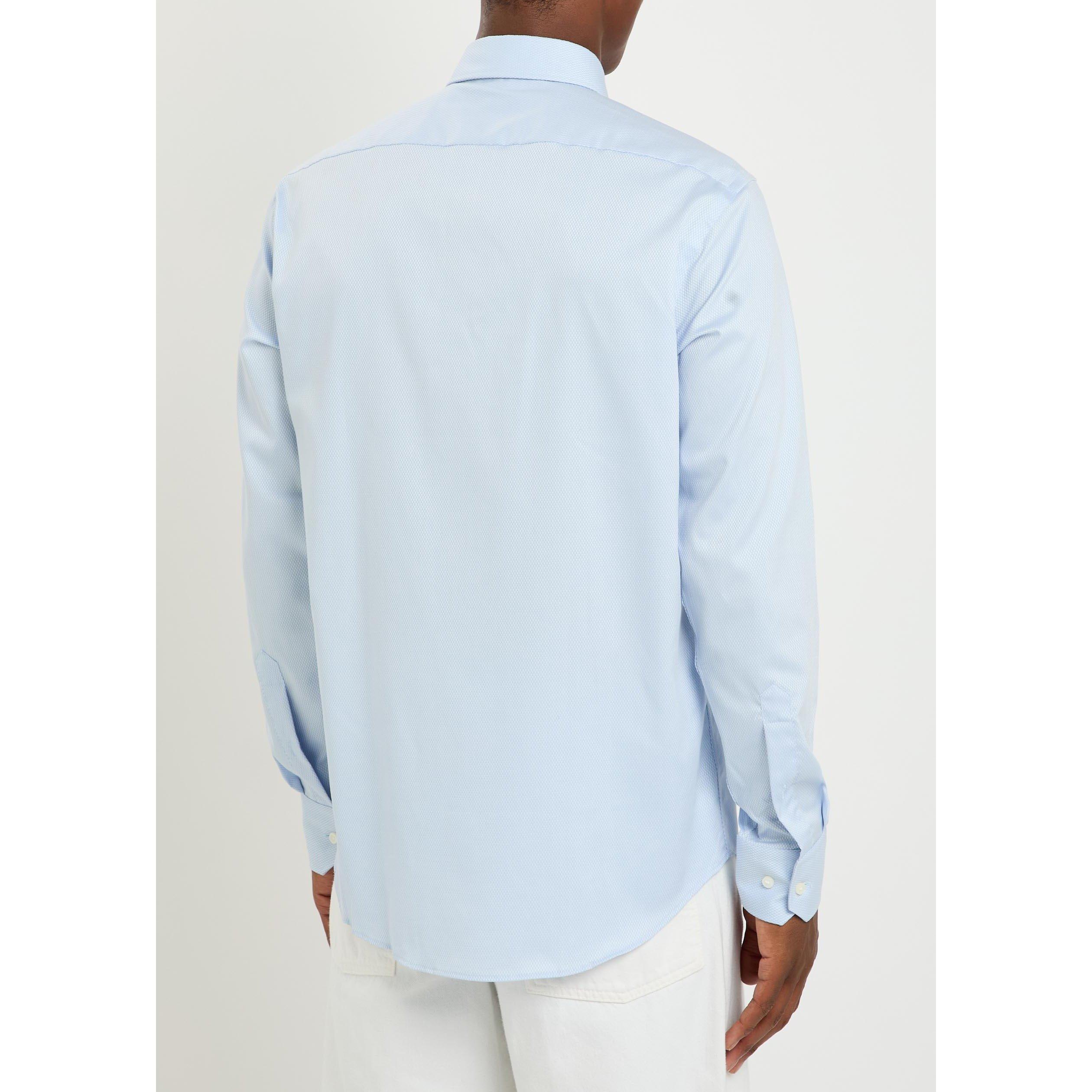 LIGHT BLUE - Boss - Men's Joe Cotton Long-Sleeve Dress Shirt - 3