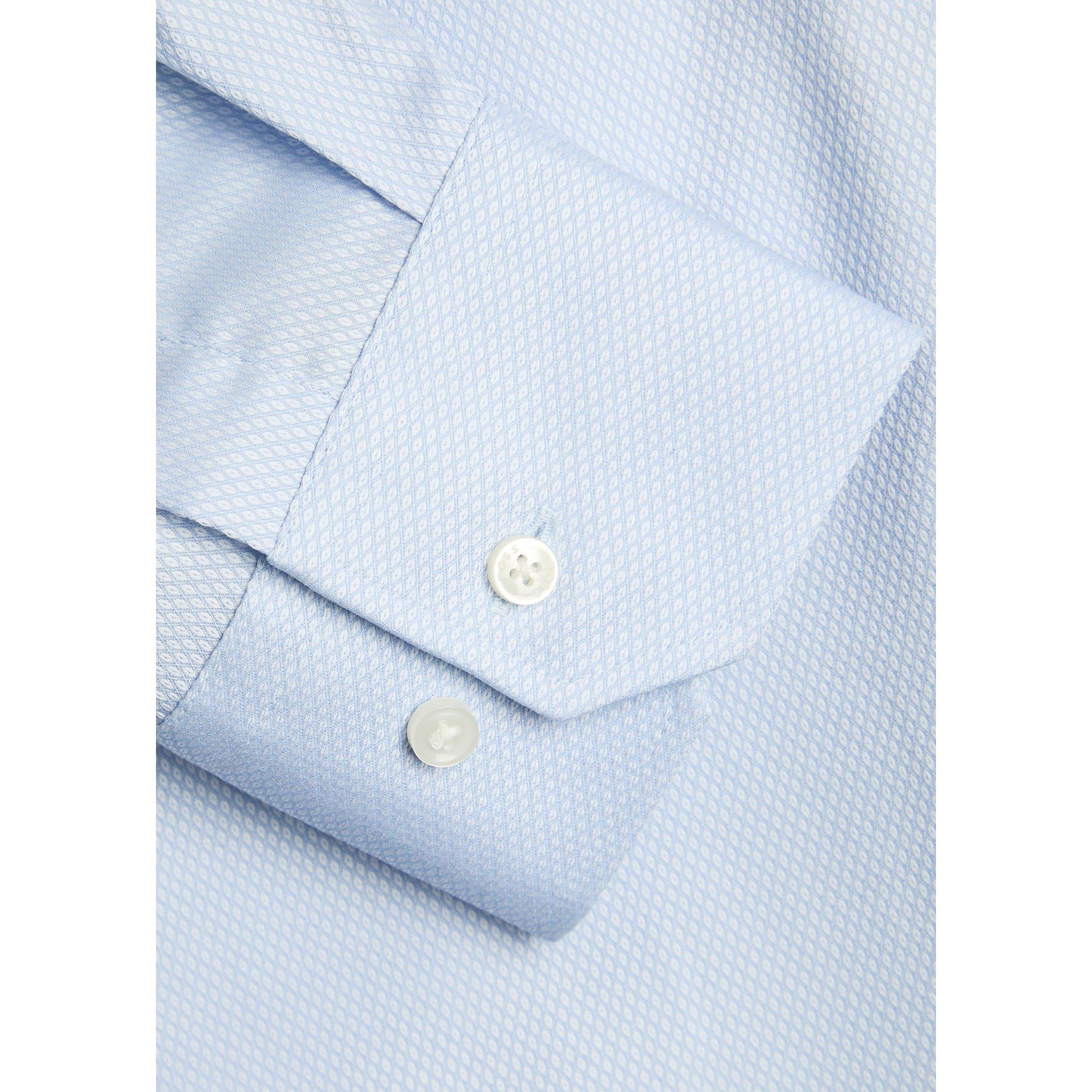 LIGHT BLUE - Boss - Men's Joe Cotton Long-Sleeve Dress Shirt - 4