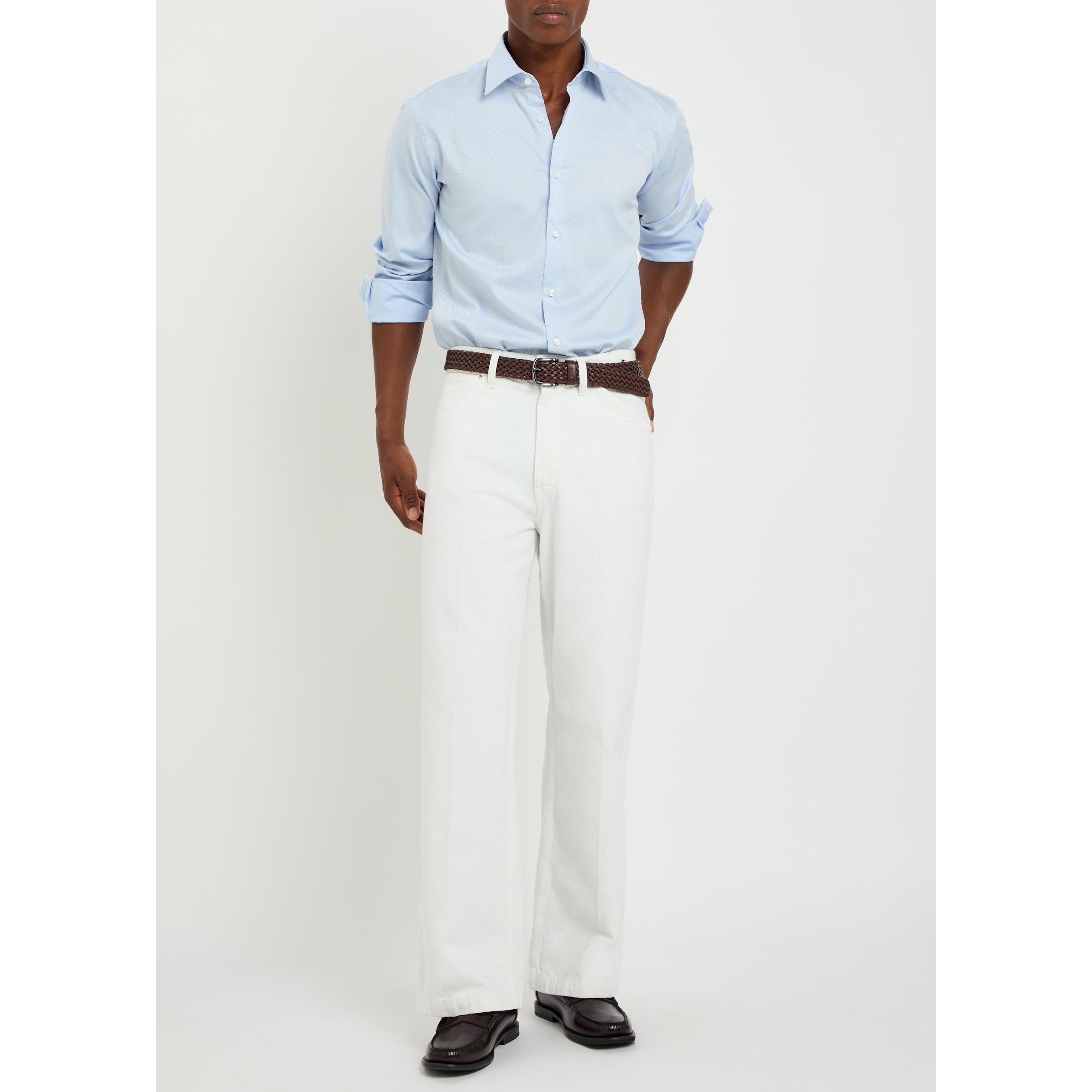 LIGHT BLUE - Boss - Men's Joe Cotton Long-Sleeve Dress Shirt - 5