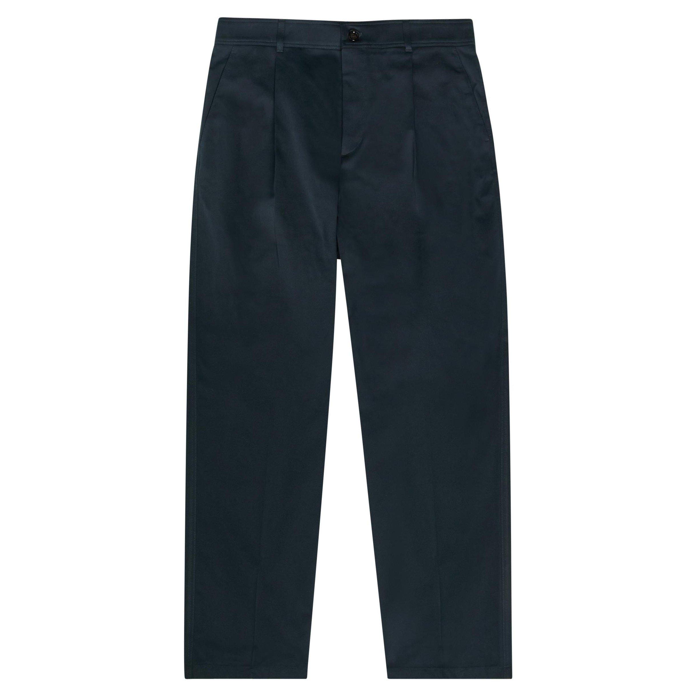 NAVY - Valentino - VAL FINE GABARDINE TROUSER - 1