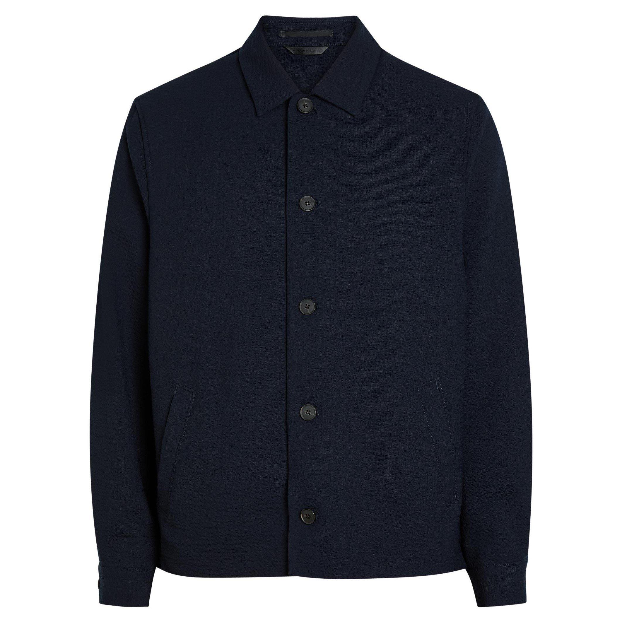 NAVY - Sunspel - SUNSPEL WOOL JKT - 1