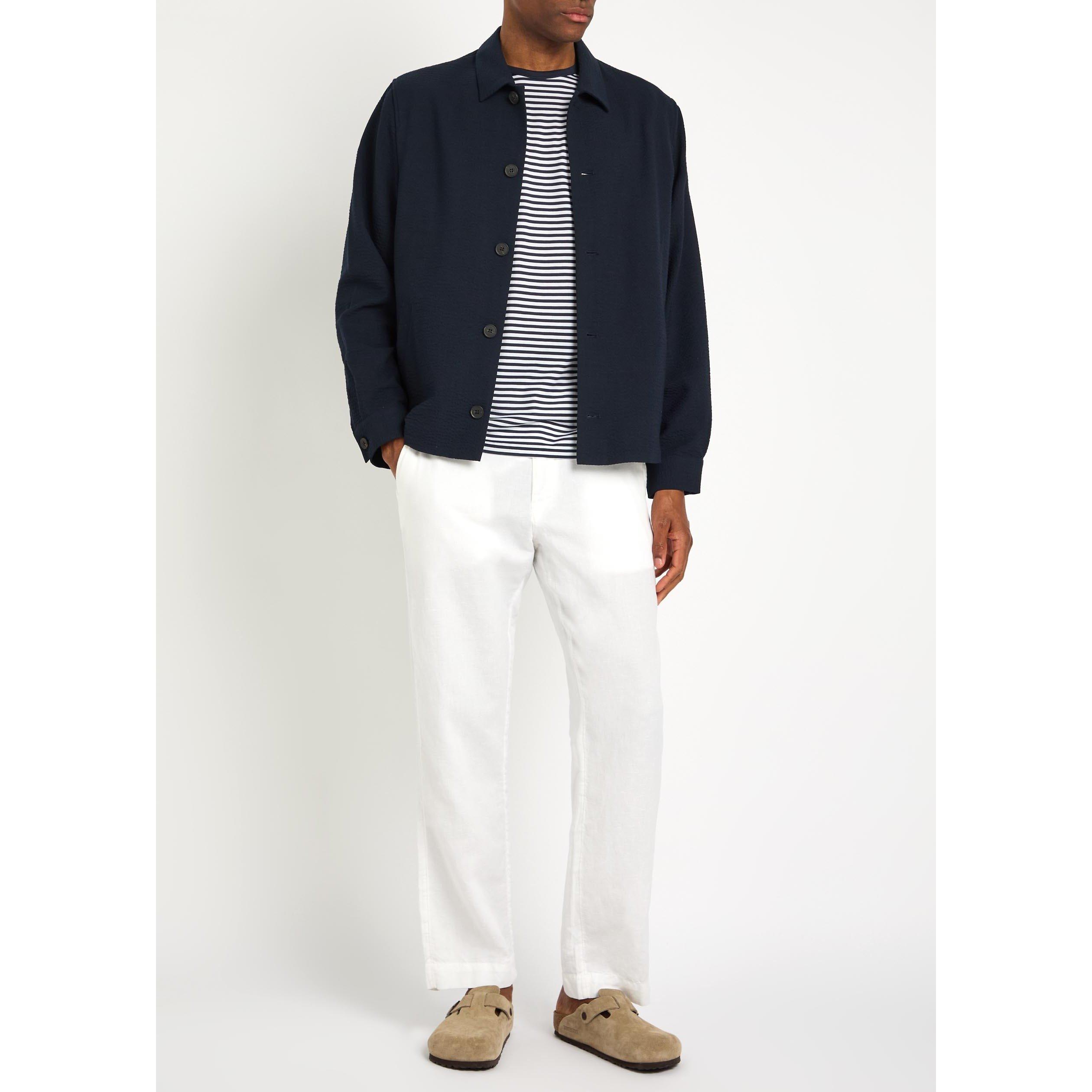 NAVY - Sunspel - SUNSPEL WOOL JKT - 5