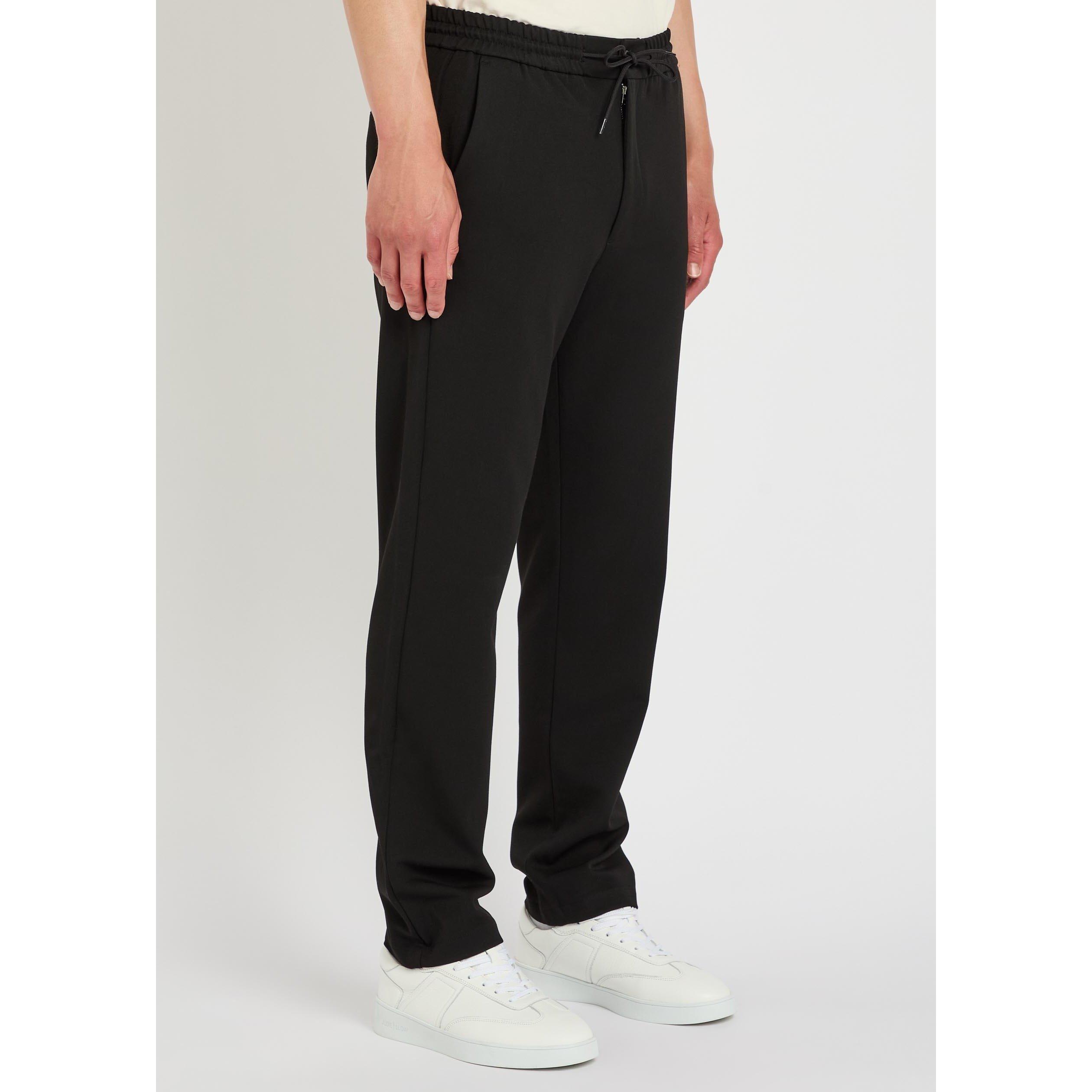 BLACK - Les Deux - Men's Como Drawstring Tapered Trousers - 2