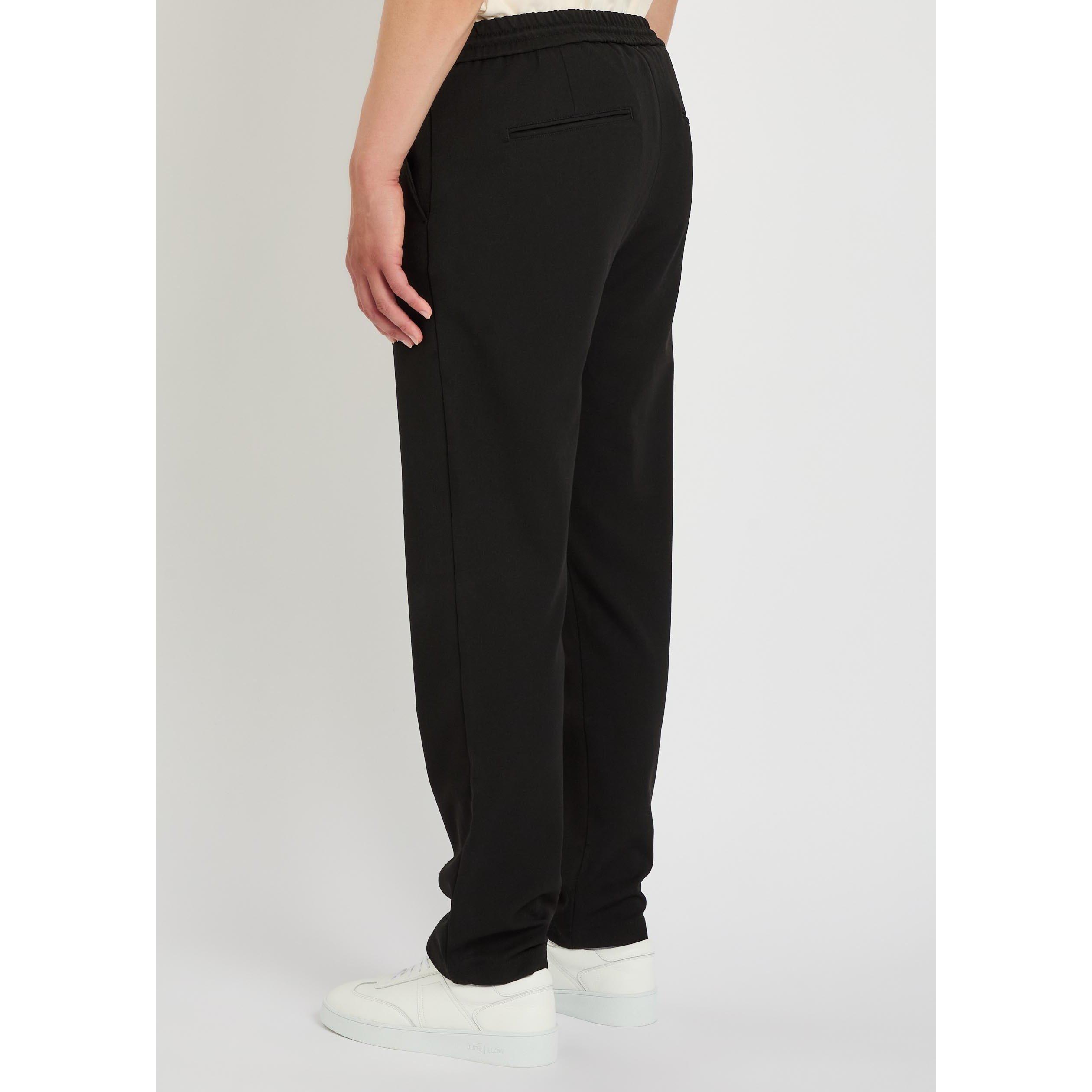BLACK - Les Deux - Men's Como Drawstring Tapered Trousers - 3