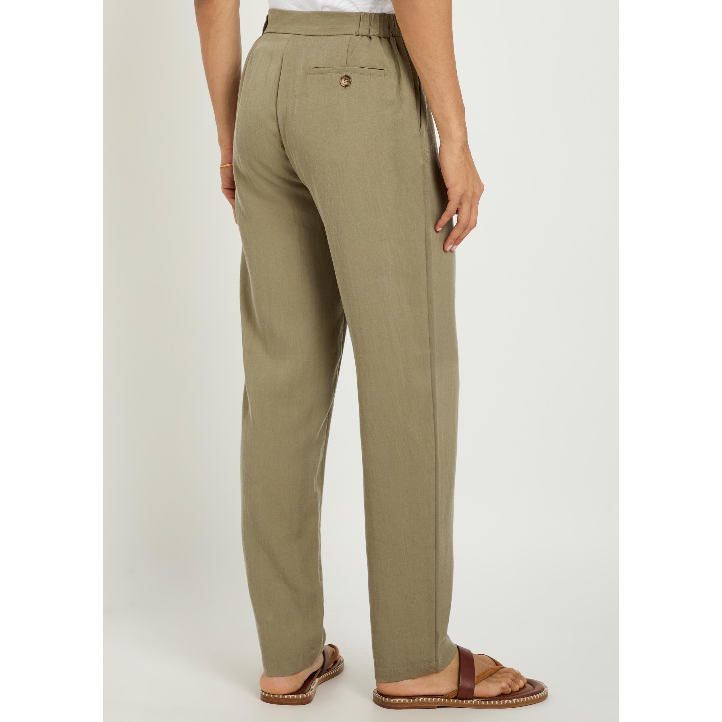 KHAKI - Raith - Men's Sergio Tapered Trousers - 3