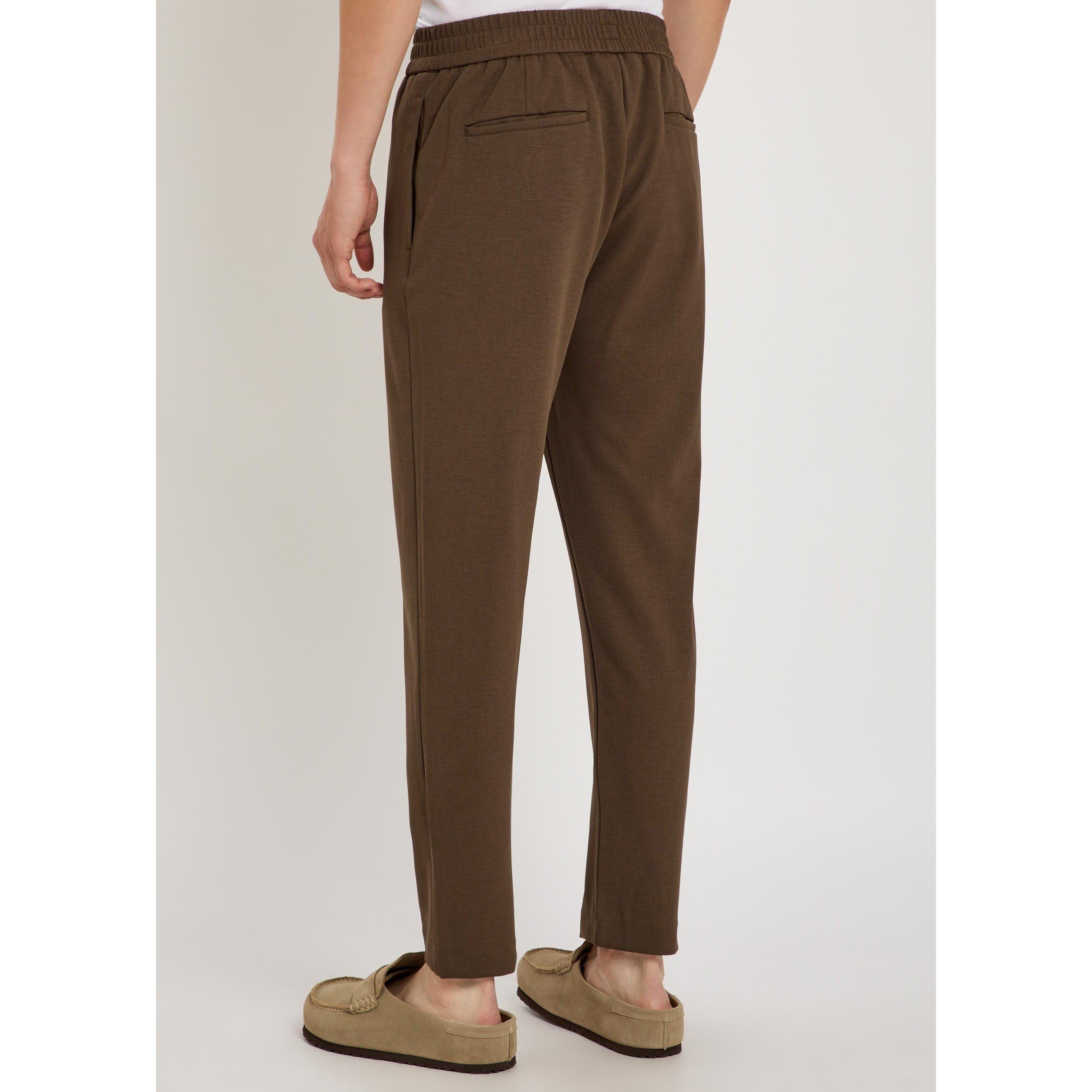 BROWN - Raith - Men's Geneva Tapered Trousers - 3