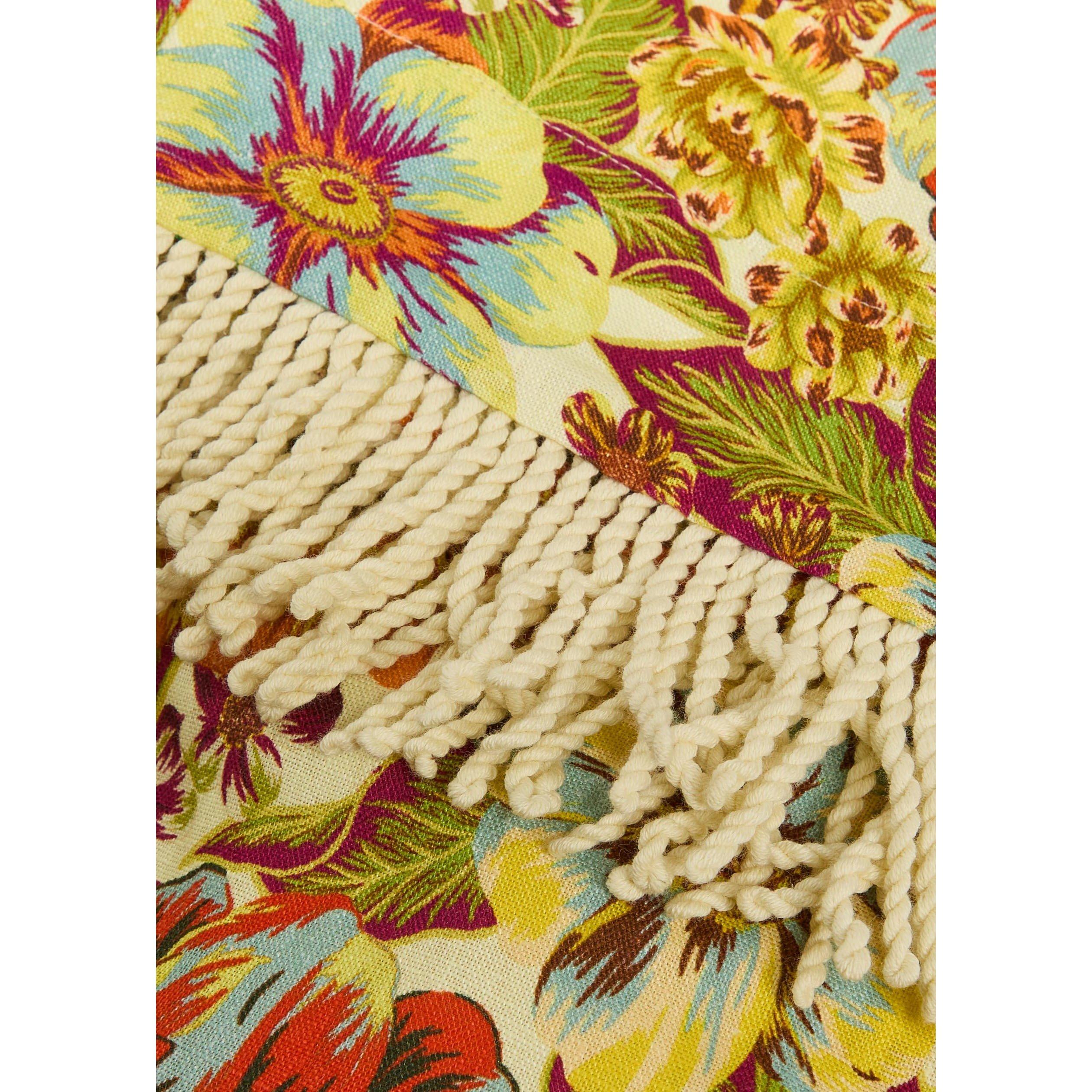 MULTICOLOURED - Alemais - Women's Lana Floral Linen Flared Trousers - 4