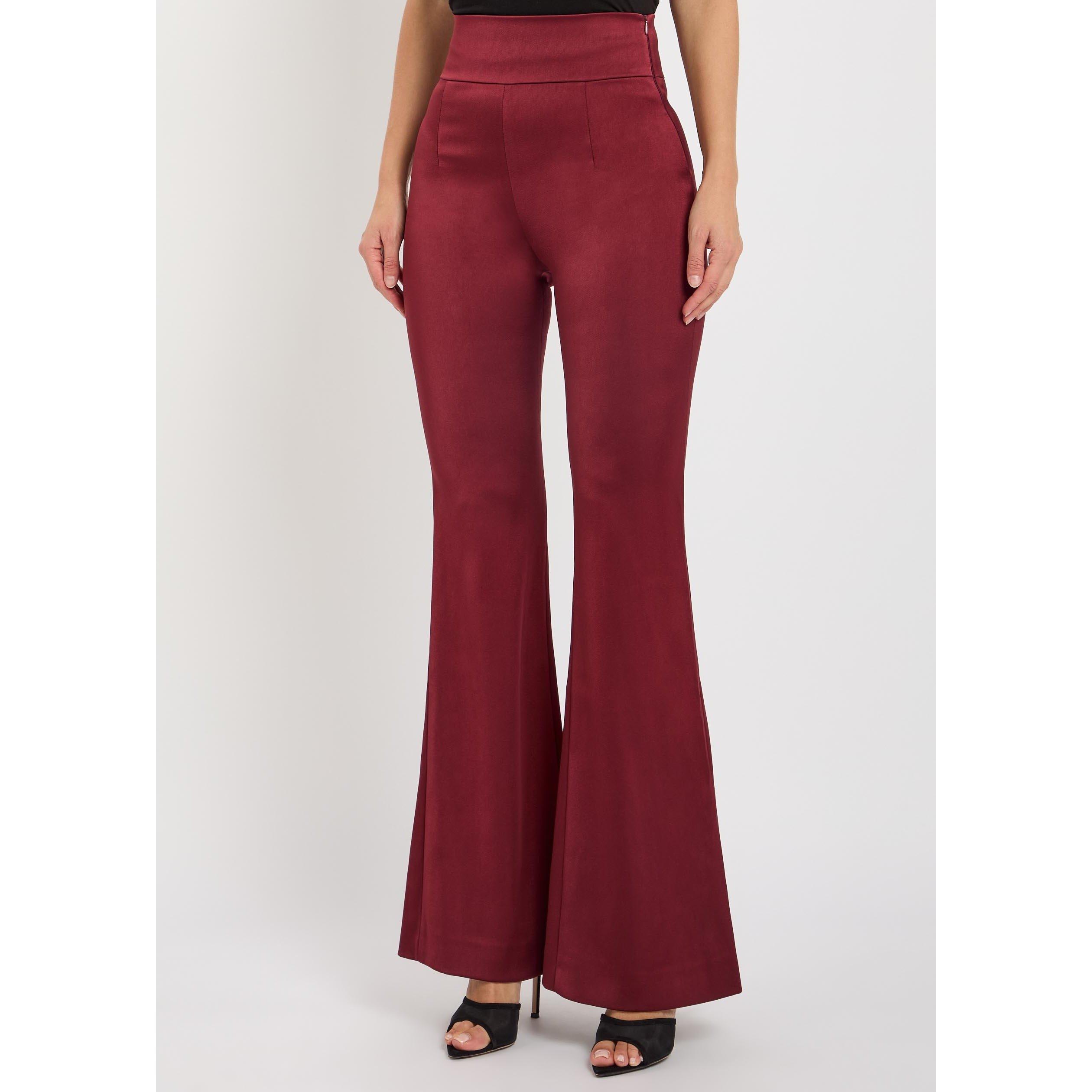 DARK RED - Galvan - TR SCULPTED TROUSER - 2