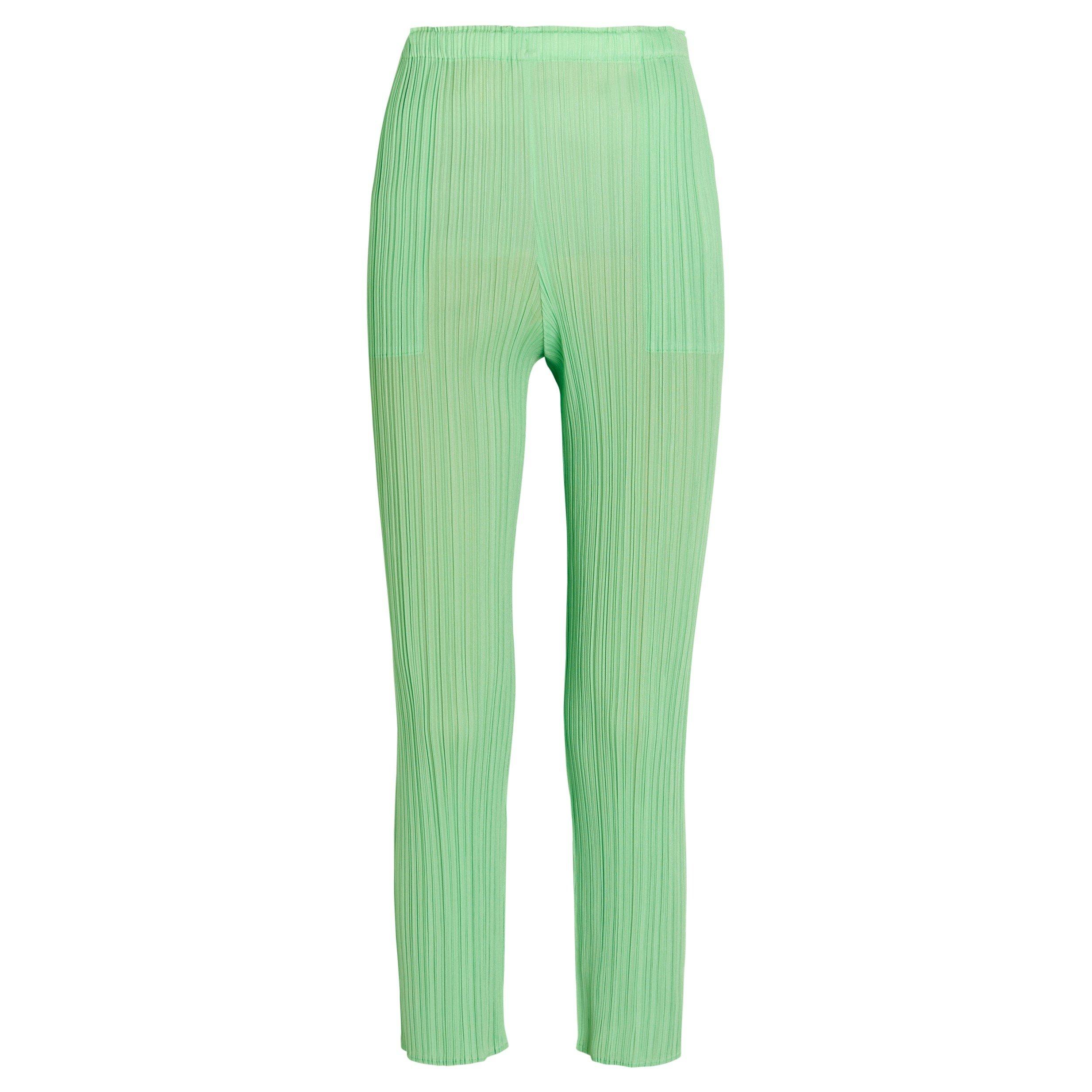 LIGHT GREEN - Issey Miyake - Trousers
