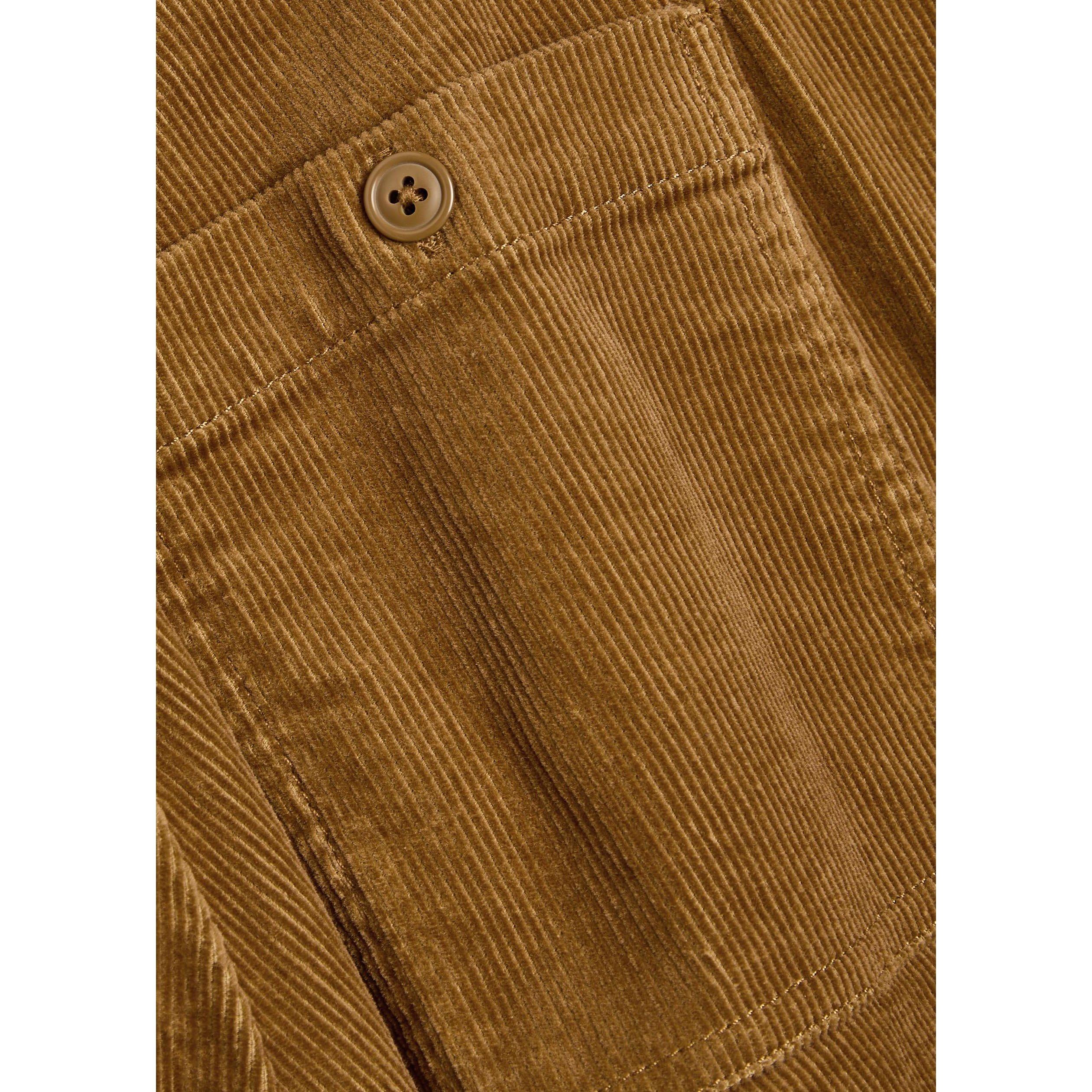 BROWN - Polo Ralph Lauren - Women's Corduroy High-Waisted Flared Trousers - 4