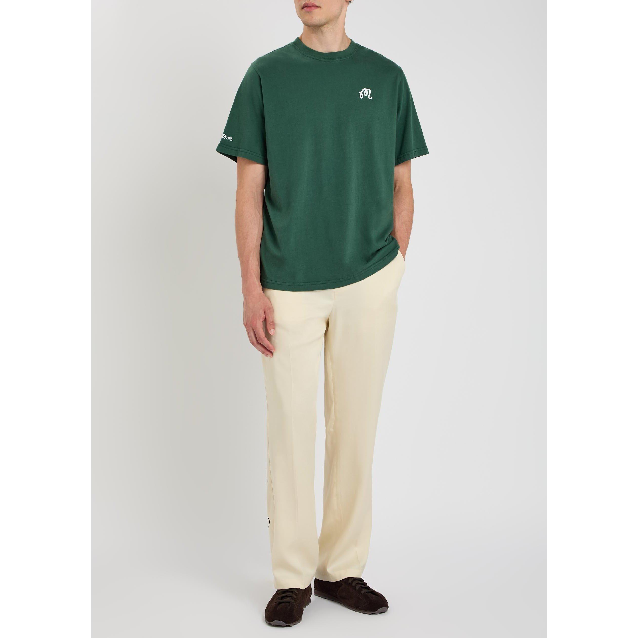 GREEN - Malbon - Men's Bermuda Cotton T-Shirt - 5
