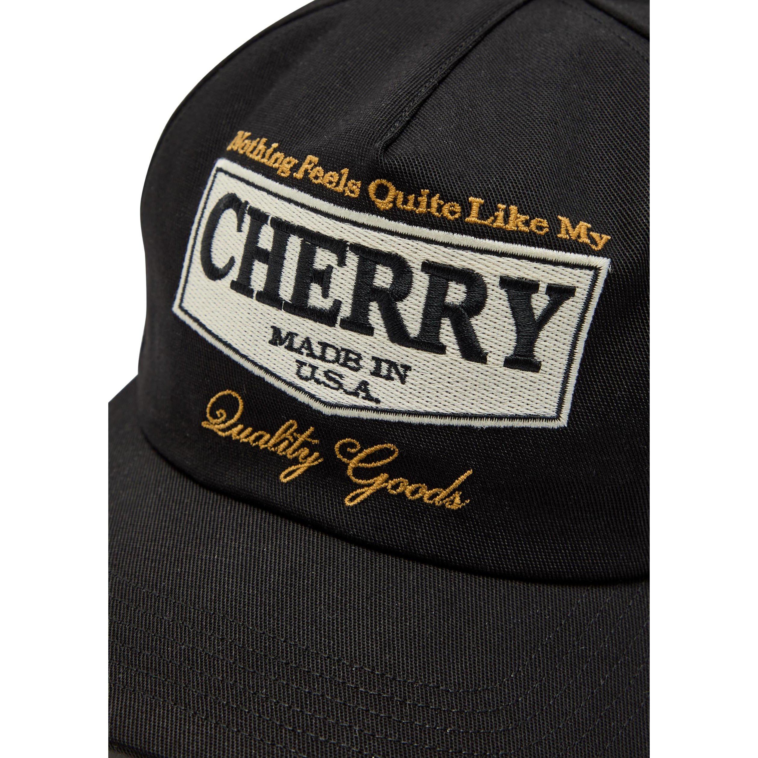 Cherry LA | Men's Chevron 5 Panel Cotton Baseball Cap | HARVEY NICHOLS