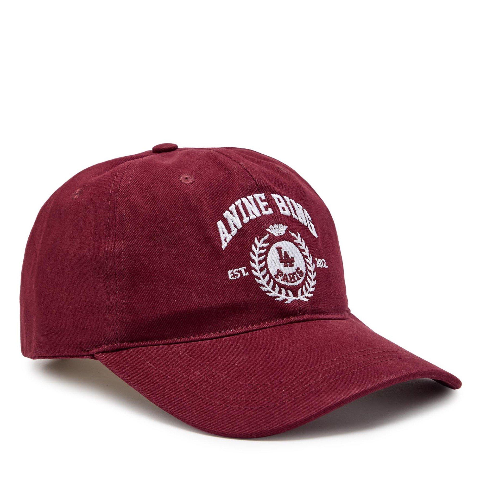 DARK RED - Anine Bing - C JEREMY BASEBALL CAP - 1