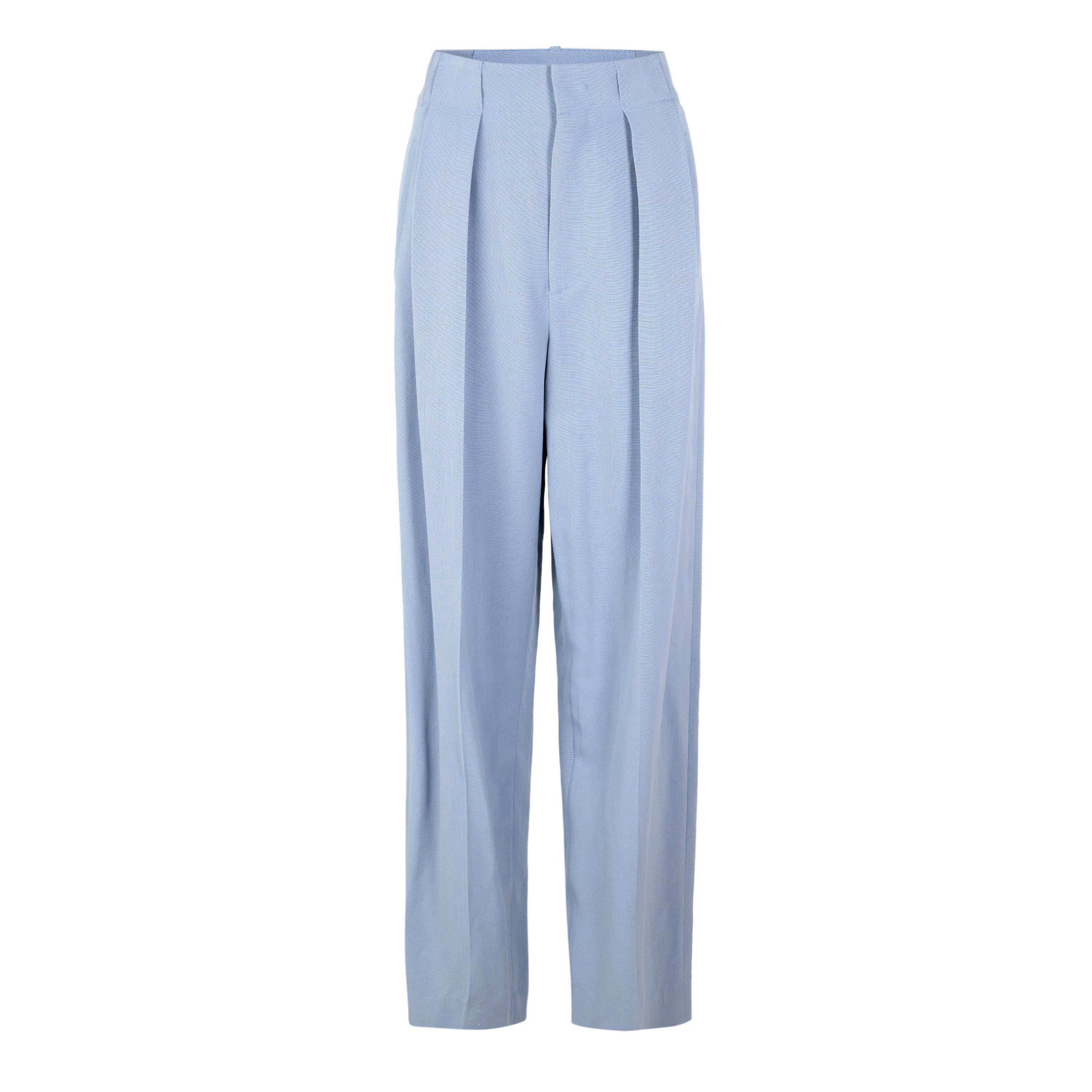 LIGHT BLUE - Victoria Beckham - Women's Fluid Tailored Trousers - 1