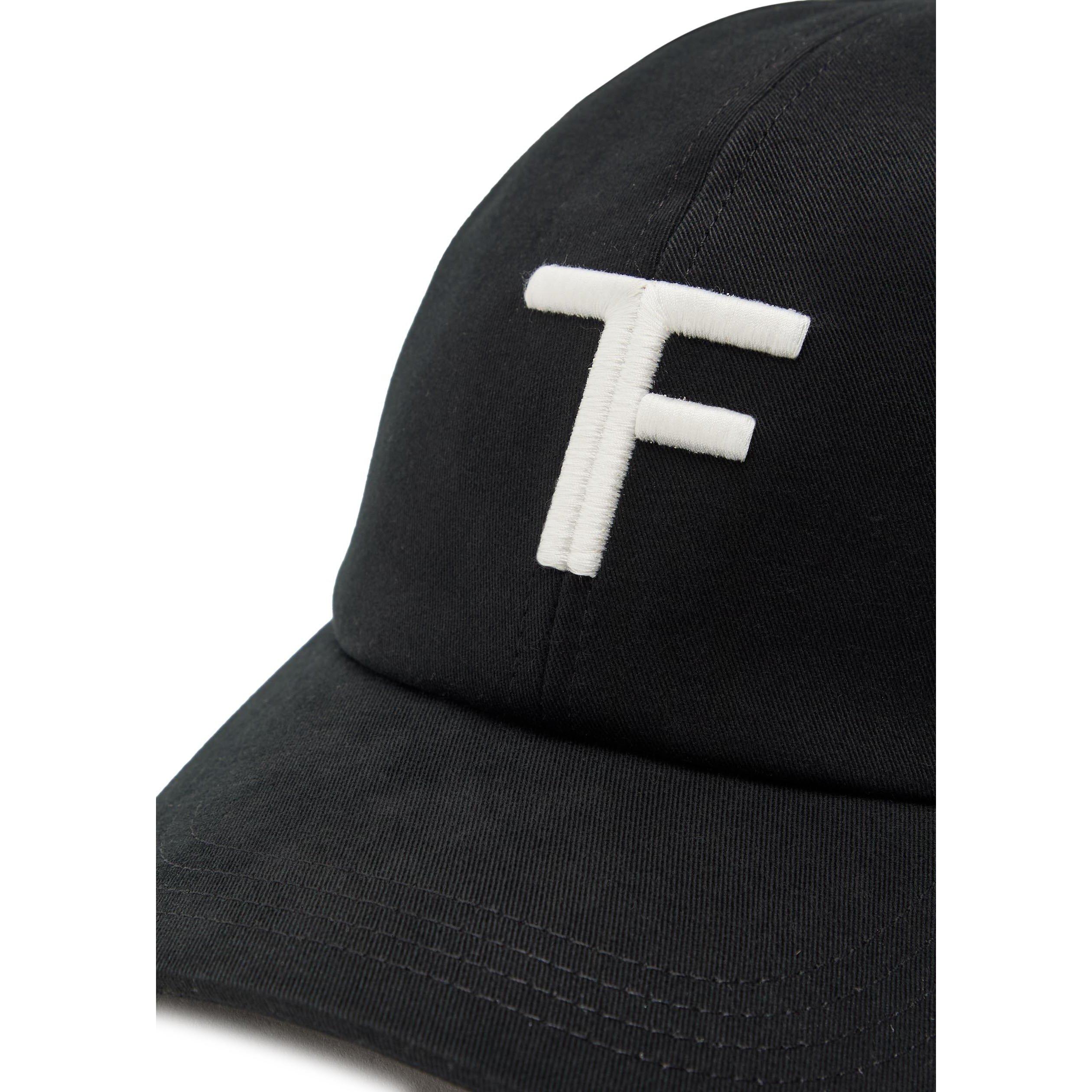 BLACK - Tom Ford - TOM FORD CANVAS LEATHER CAP - 3