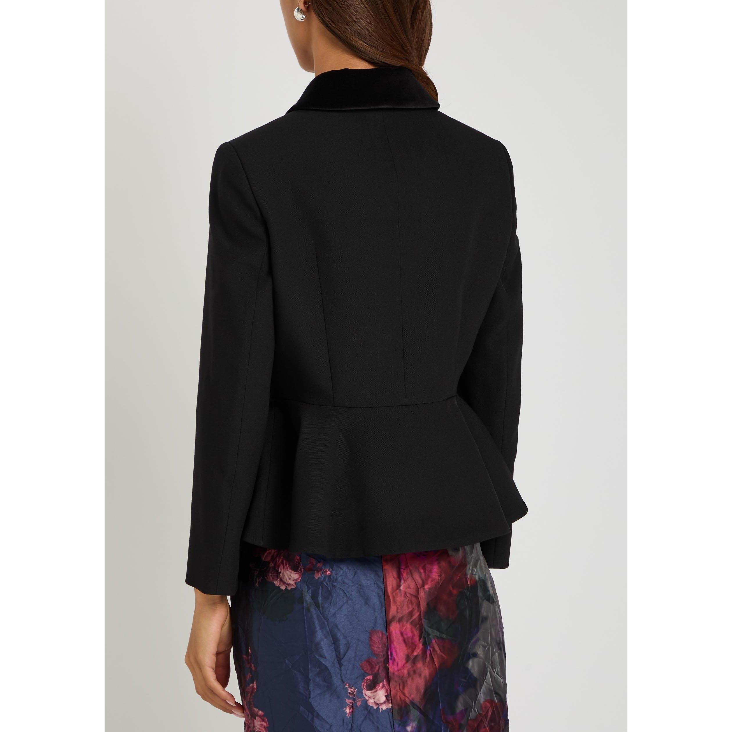 BLACK - Erdem - EMBROIDERED GRAIN DE POUDRE PE - 3