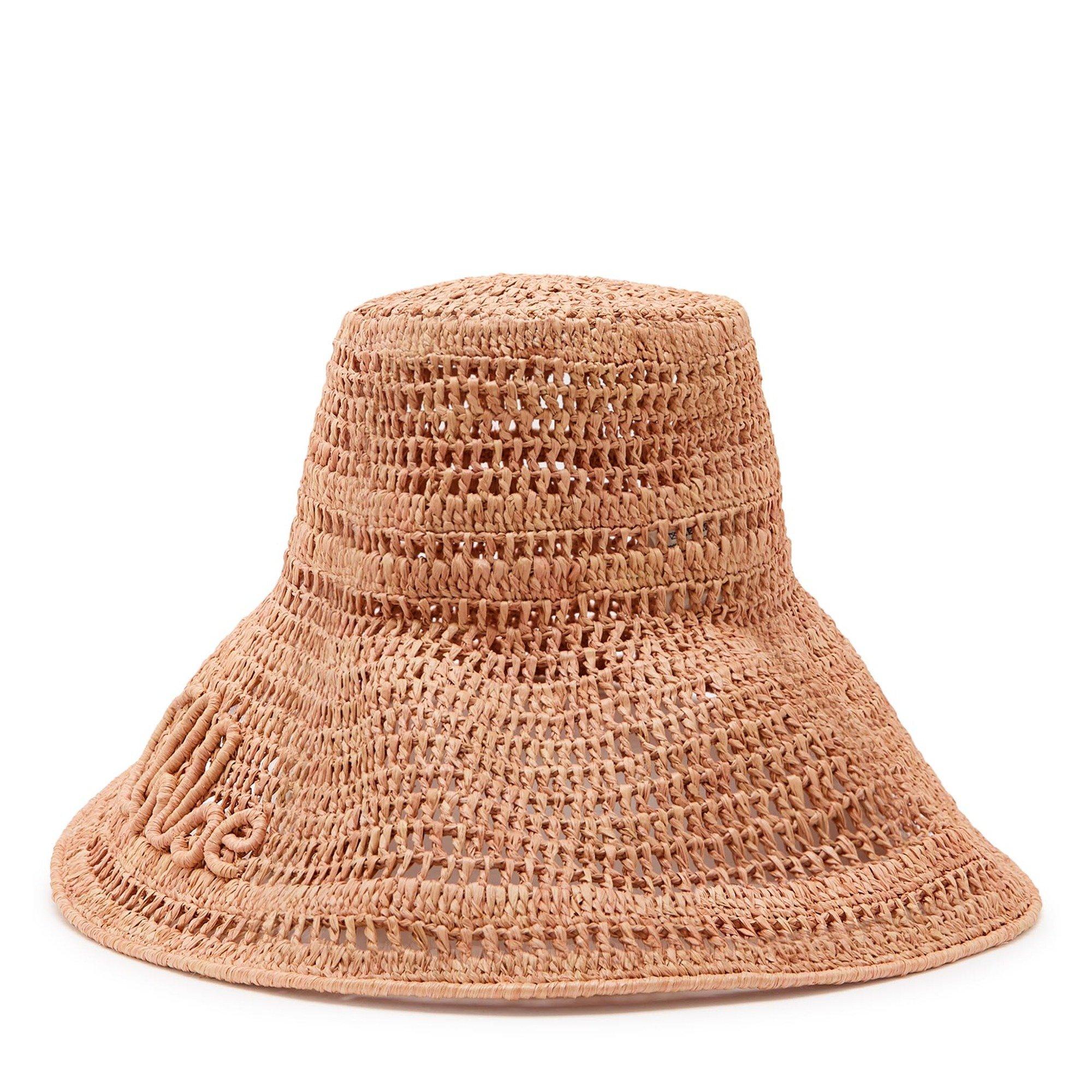 NATURAL - Chloe - Women's Summer Banana Raffia Floppy Hat - 4