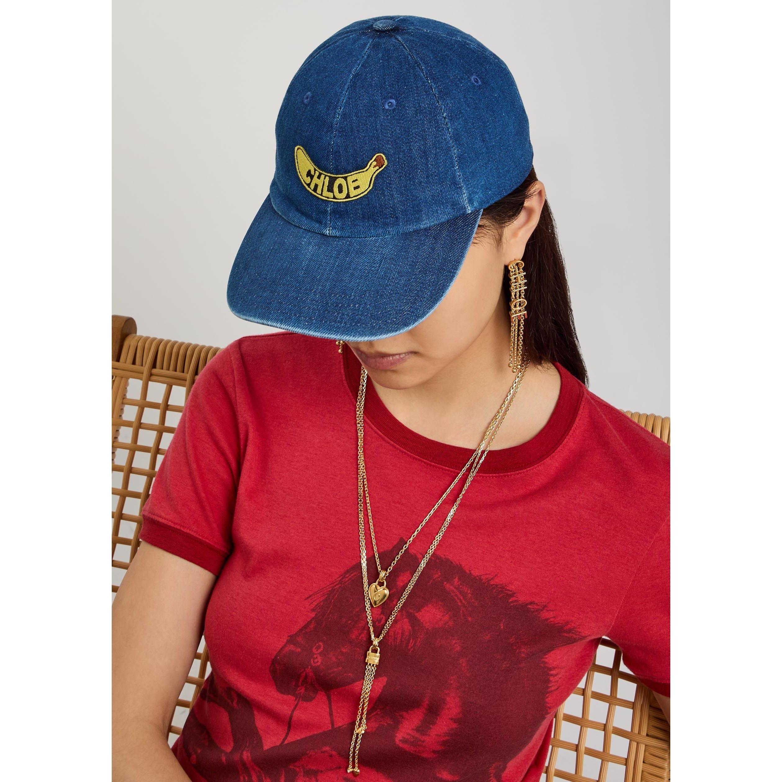 DENIM - Chloe - Women's Banana Cotton Baseball Cap - 3